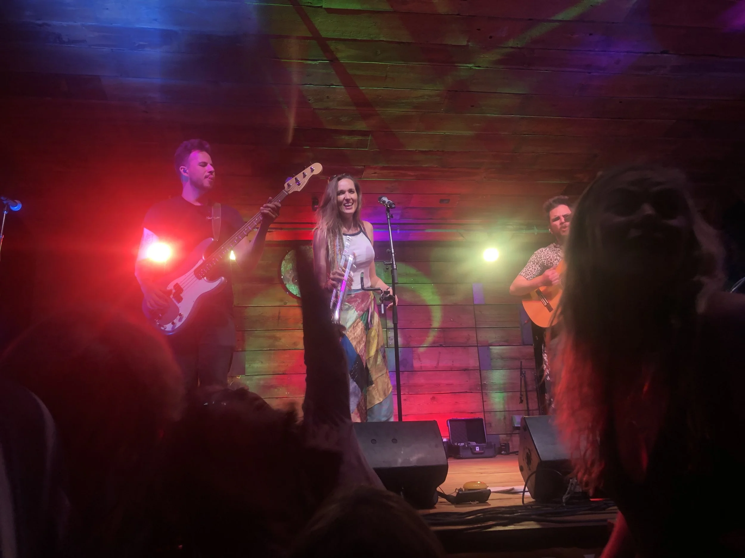 People playing music on stage