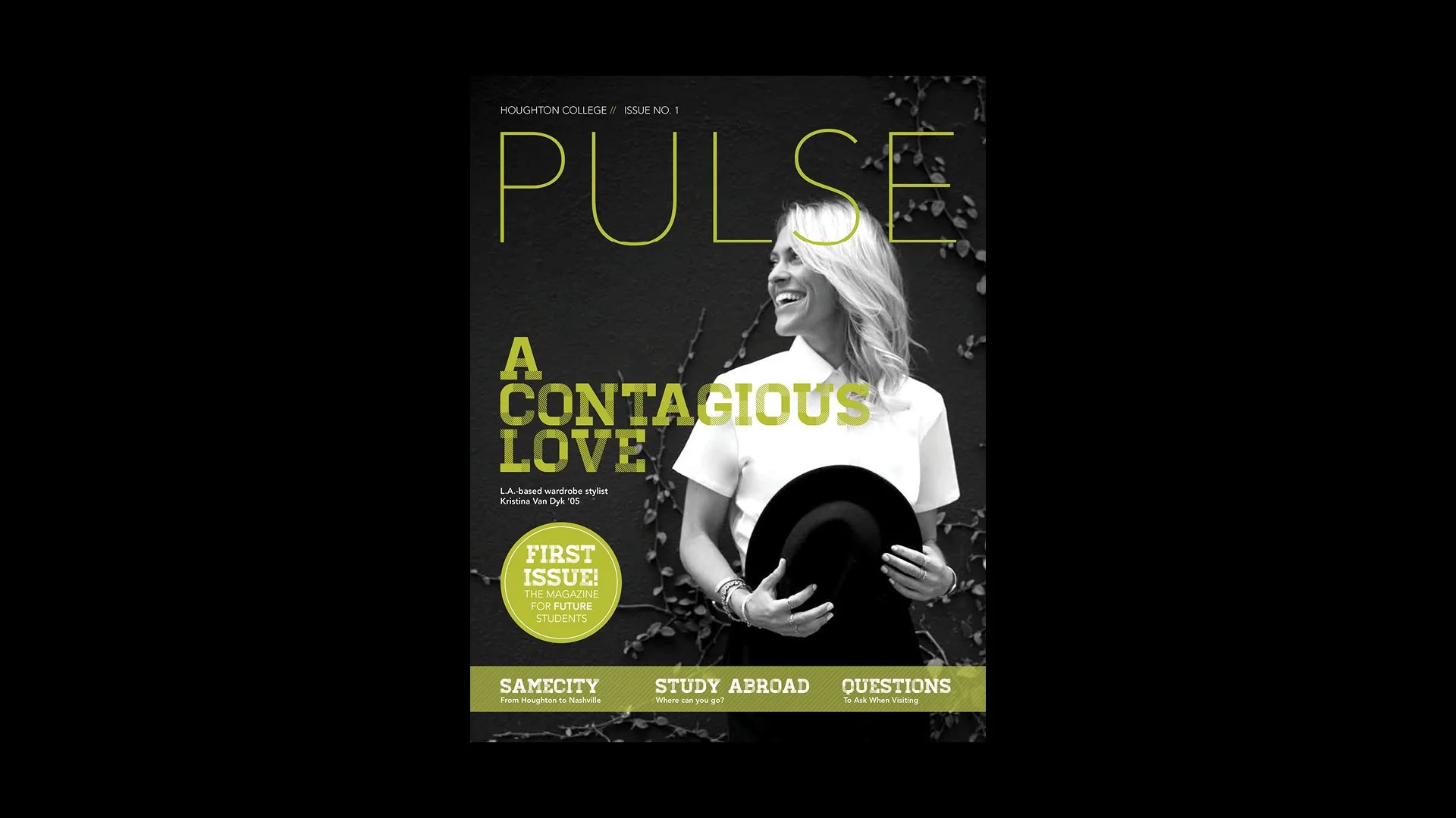 Cover of the first (and only) issue of Pulse magazine.