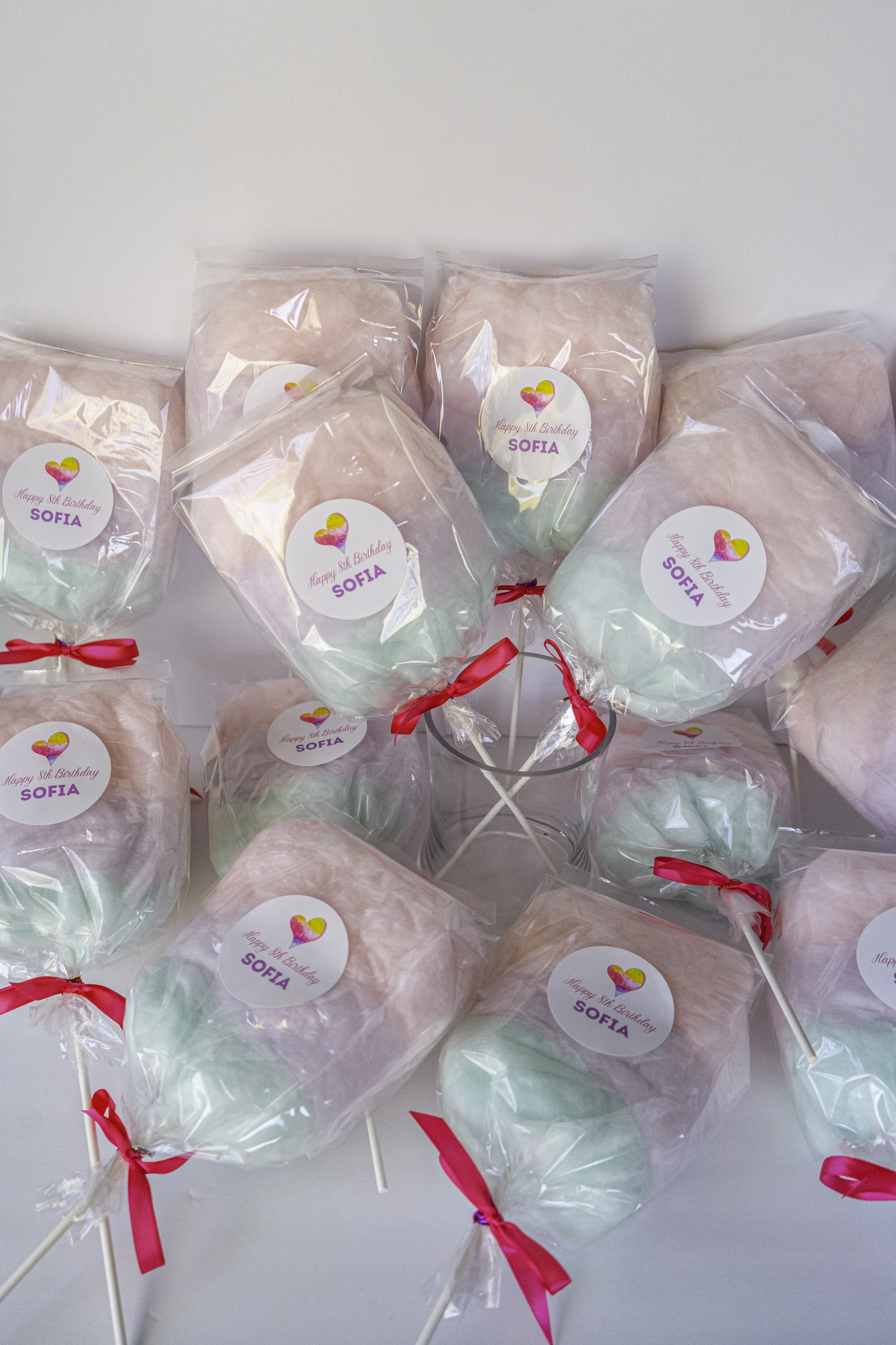 Rainbow Carnival Wand | Cotton Candy on a Stick