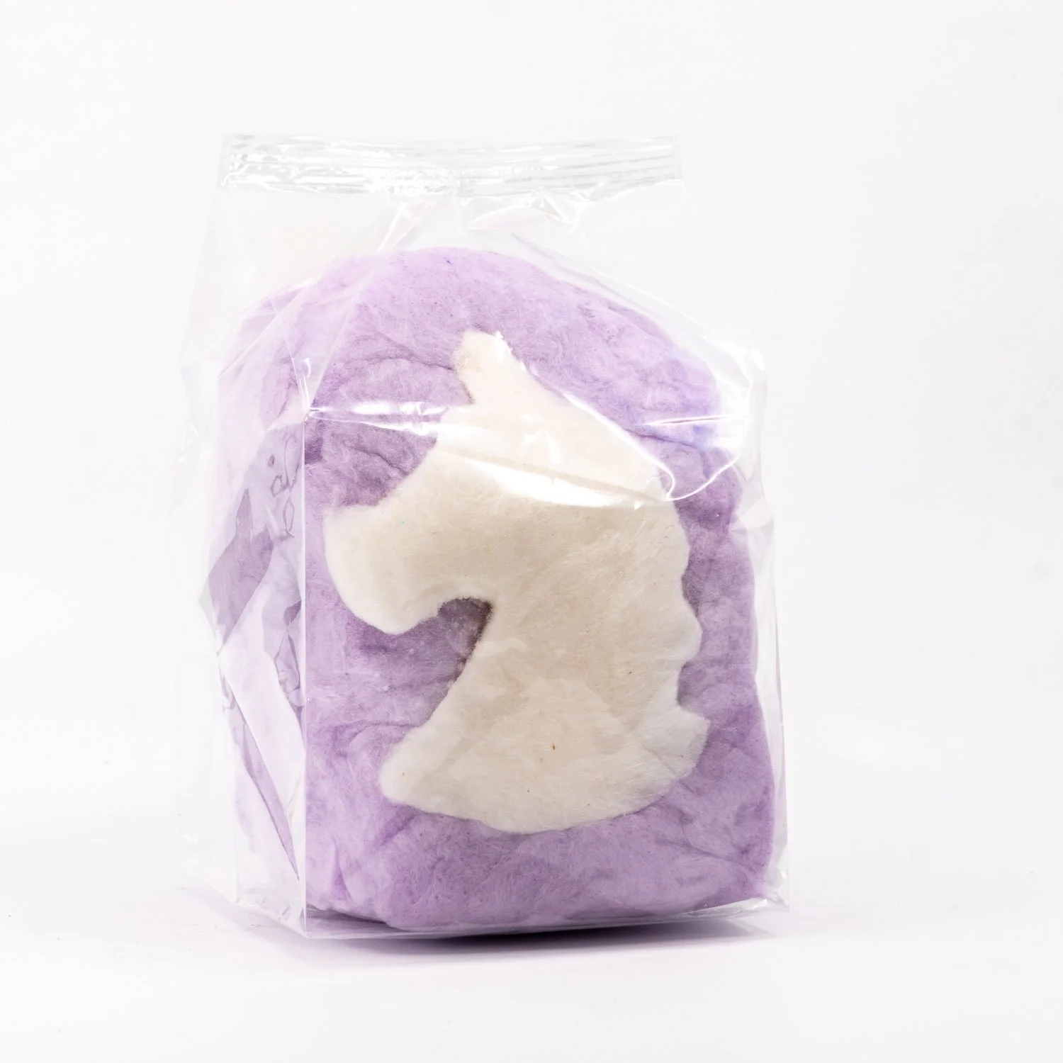 purple unicorn cotton candy favor
