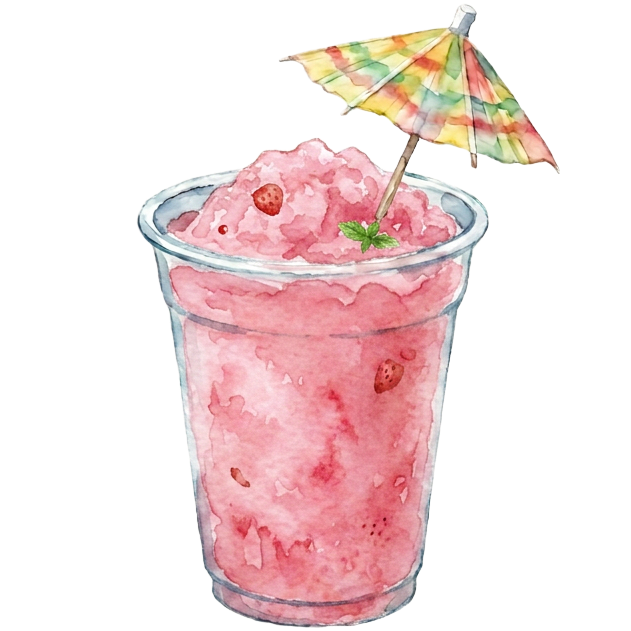 a frosé slushy cup