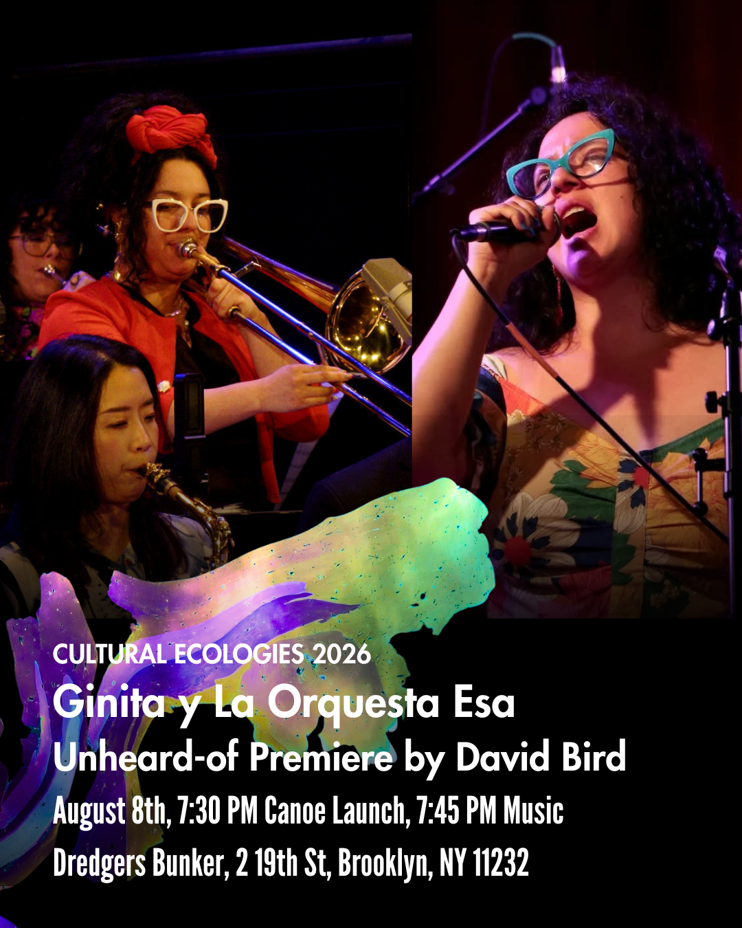 Cultural Ecologies Series 2026: Unheard-of and the Gowanus Dredgers present Ginita y La Orquesta Esa