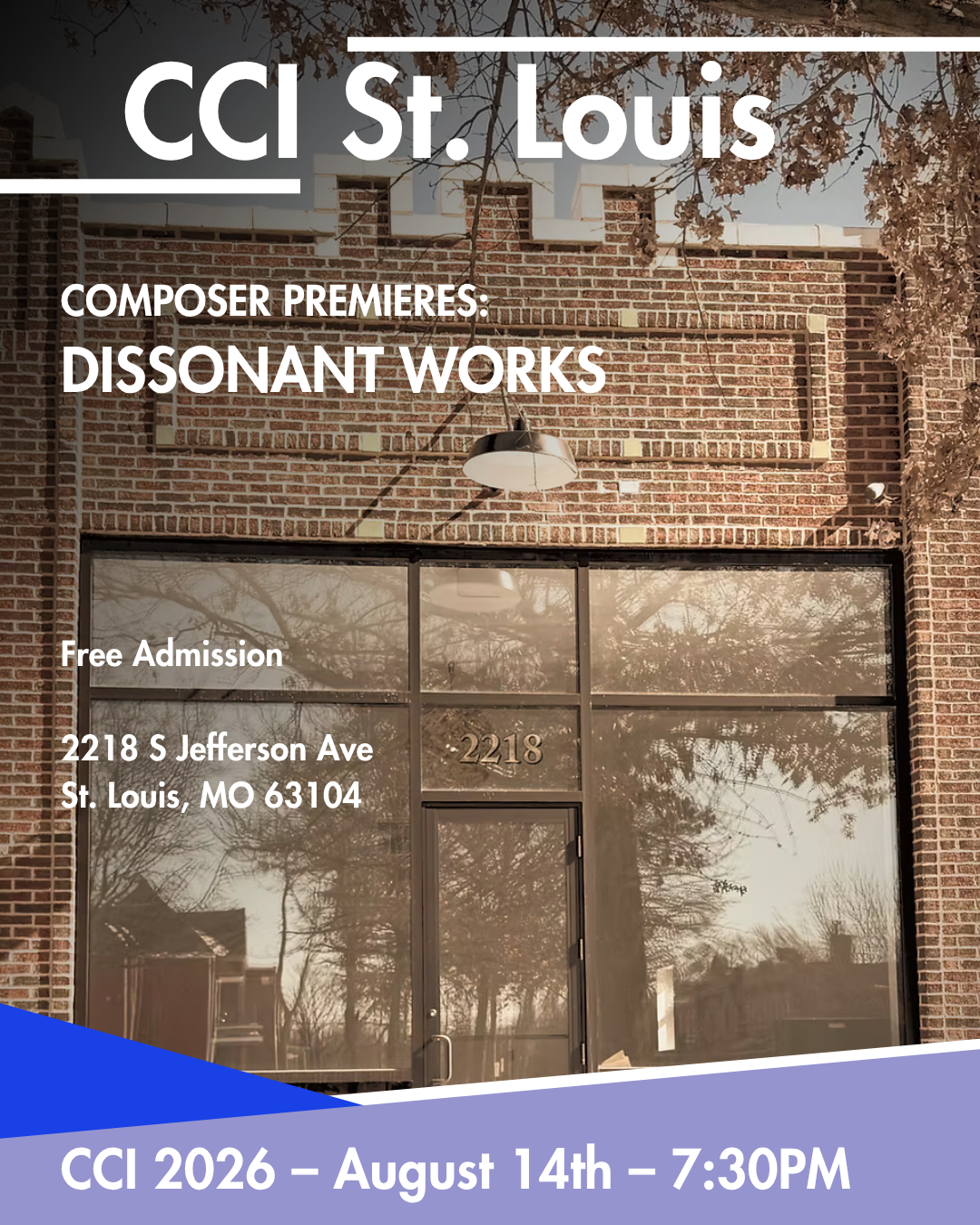CCI 2026: Premieres @ Dissonant Works