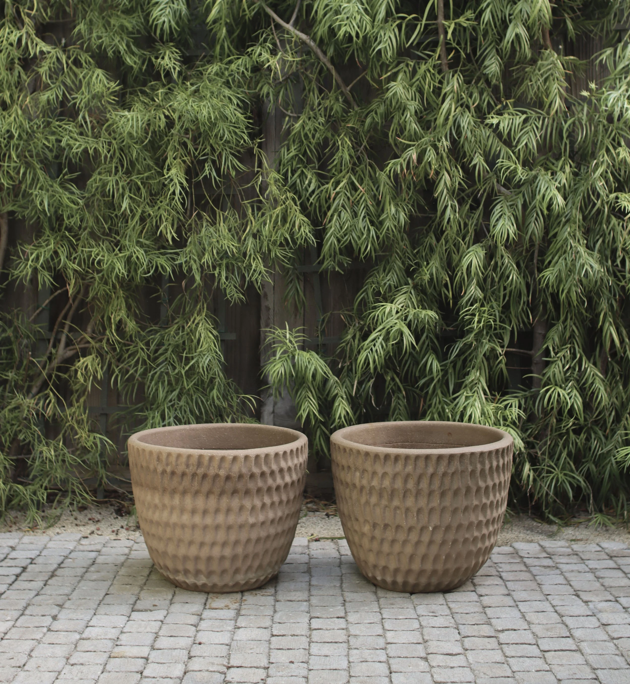 Stan Bitters Planter Pair