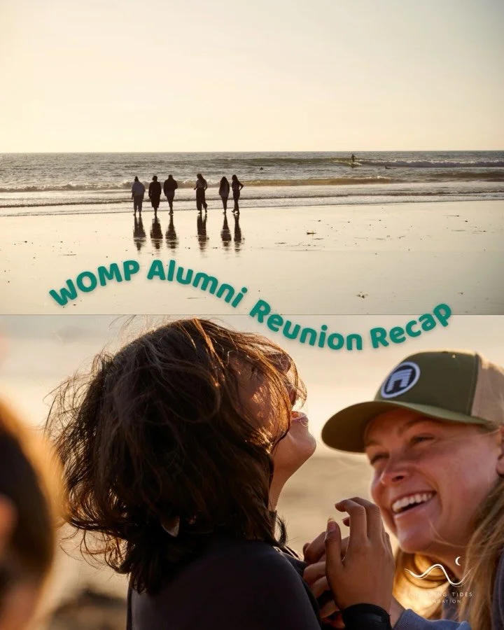 Our WOMP alumni came together for a reunion full of play, empowerment, and reconnecting with the ocean and each other. 🌊 Huge thanks to our incredible mentors for guiding the day, @bambuchakombucha for keeping us refreshed, and @empanadakitchensd fo