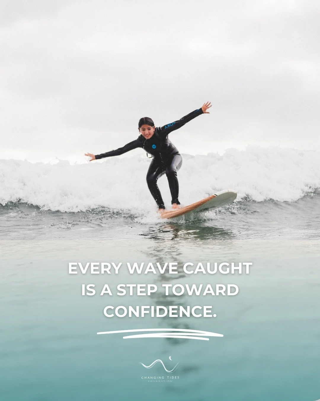 Surfing isn&rsquo;t just about the board. It&rsquo;s about trust, resilience, and courage.

Girls who engage in active, supportive programs like ours report higher self-confidence and a stronger sense of belonging in their communities.

At Changing T