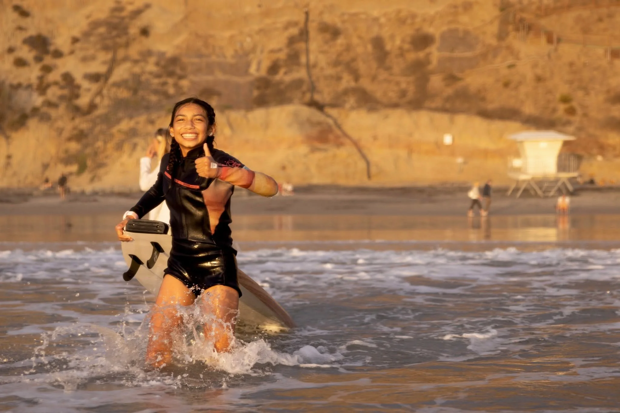Our Surf Mentorship Program is all about Vitamin Sea, sun, and good vibes 🌊☀️. We guide girls to ride waves, build confidence, and lift each other up, both in and out of the water. These snapshots capture just a taste of the laughs, friendships, and