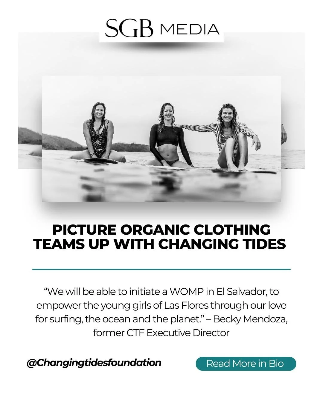Throwback to our 2019 partnership with Picture Organic Clothing, and CTF&rsquo;s first trip to El Salvador, where we worked with Sindy Portillo, to bring mentorship, surfing and clean water to the rural community of Las Flores.

Comment &ldquo;BLOG&r