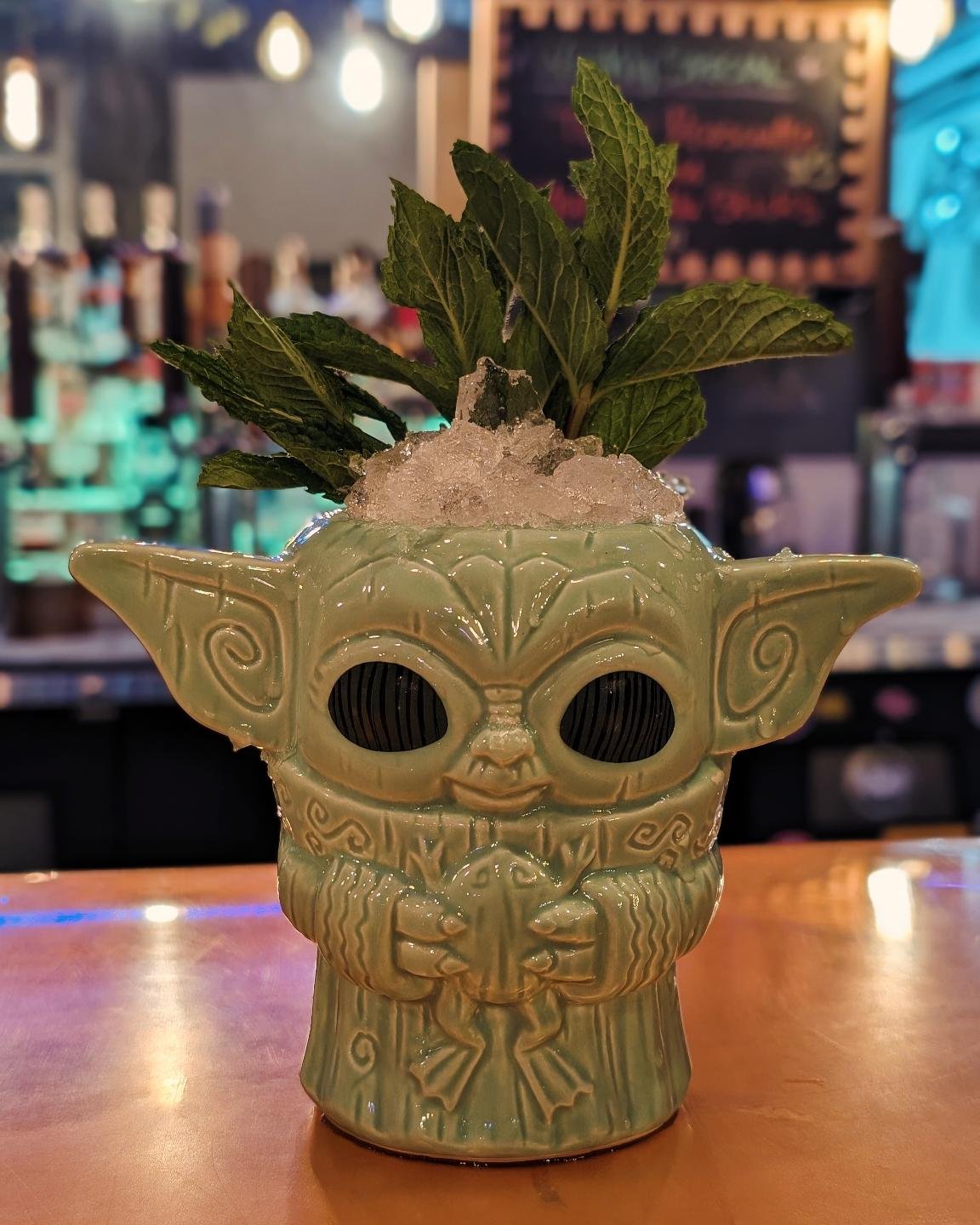 Is Grogu using the force on you? Pulling you in for Mint Julep specials starting today. May the 4th be Derby! (And the 3rd)