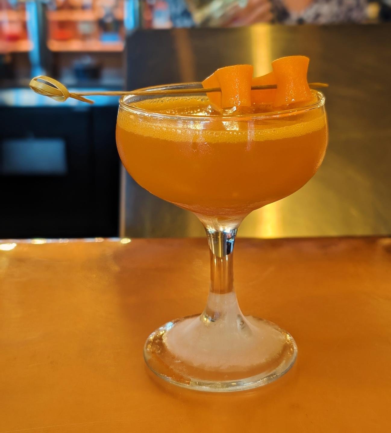 &quot;What a lucky girl.&quot; Jessica Rabbit slides in with bourbon, carrot lemon and brown sugar. &quot;It will be beautiful!&quot;