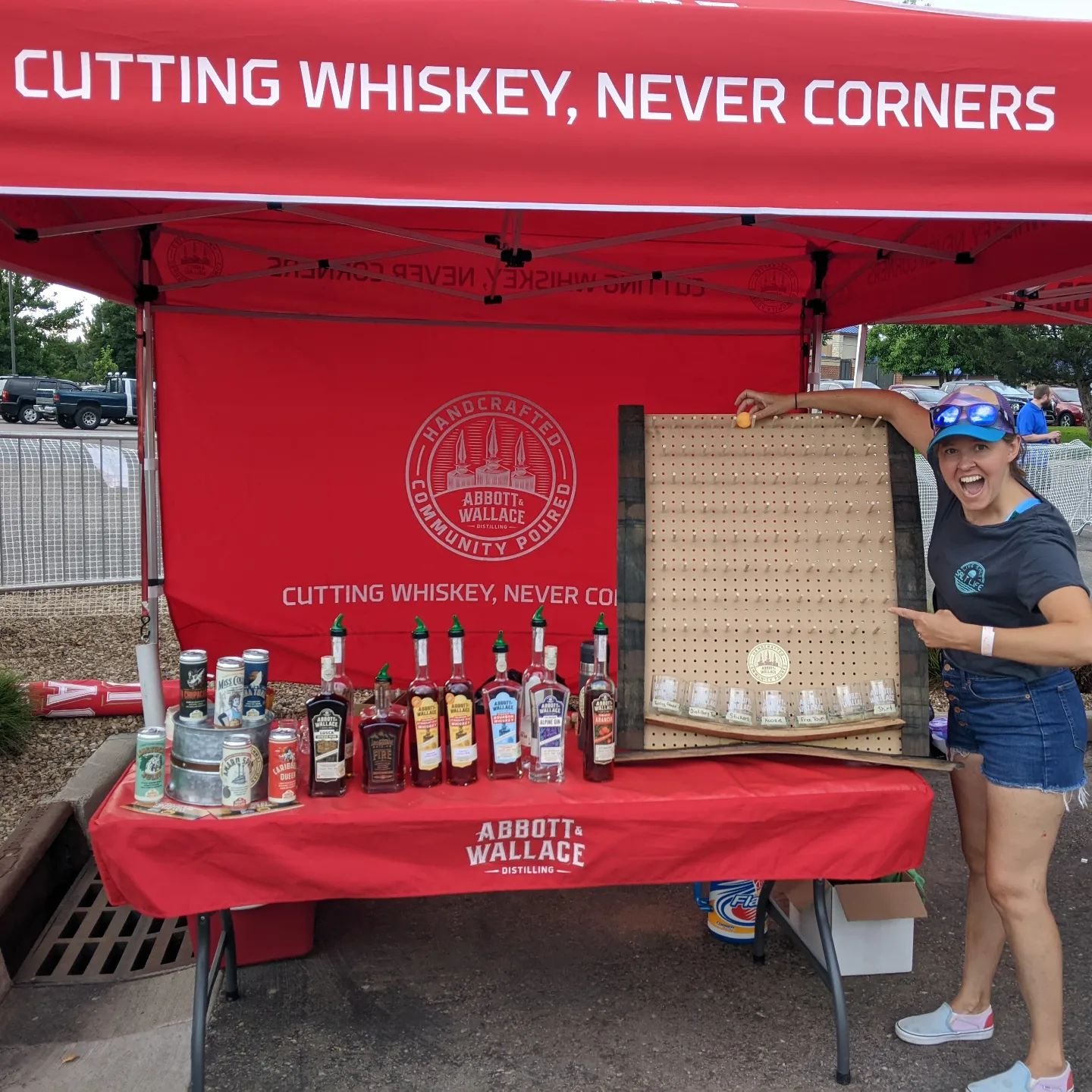 We're back at the @bcfm Longmont Farmer's Market! Come support your local farmers, and snag some locally grown liquor.