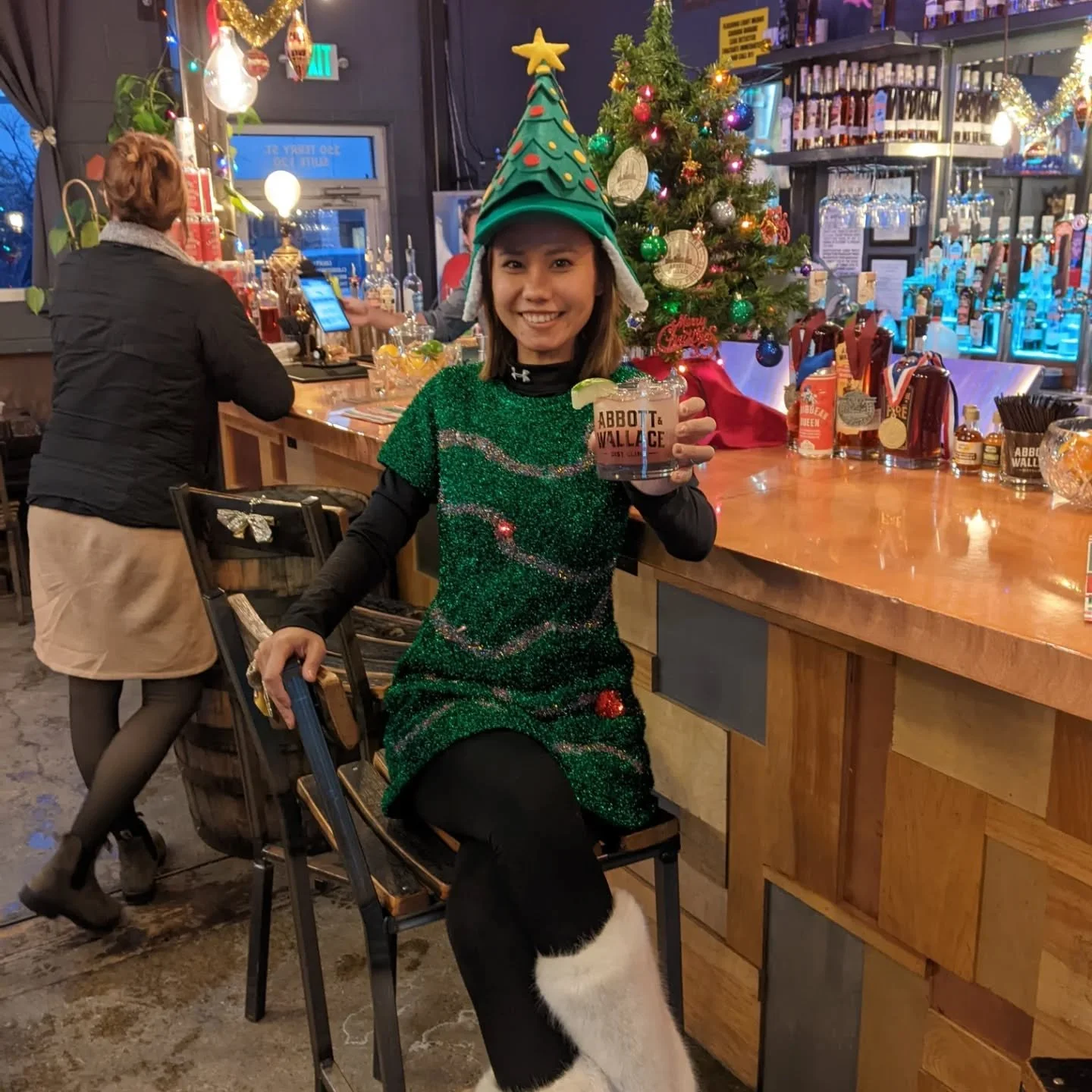 Santa Crawl Karaoke Saturday Night starting at 8pm. Free Santa Sling Shooters for festive patrons.