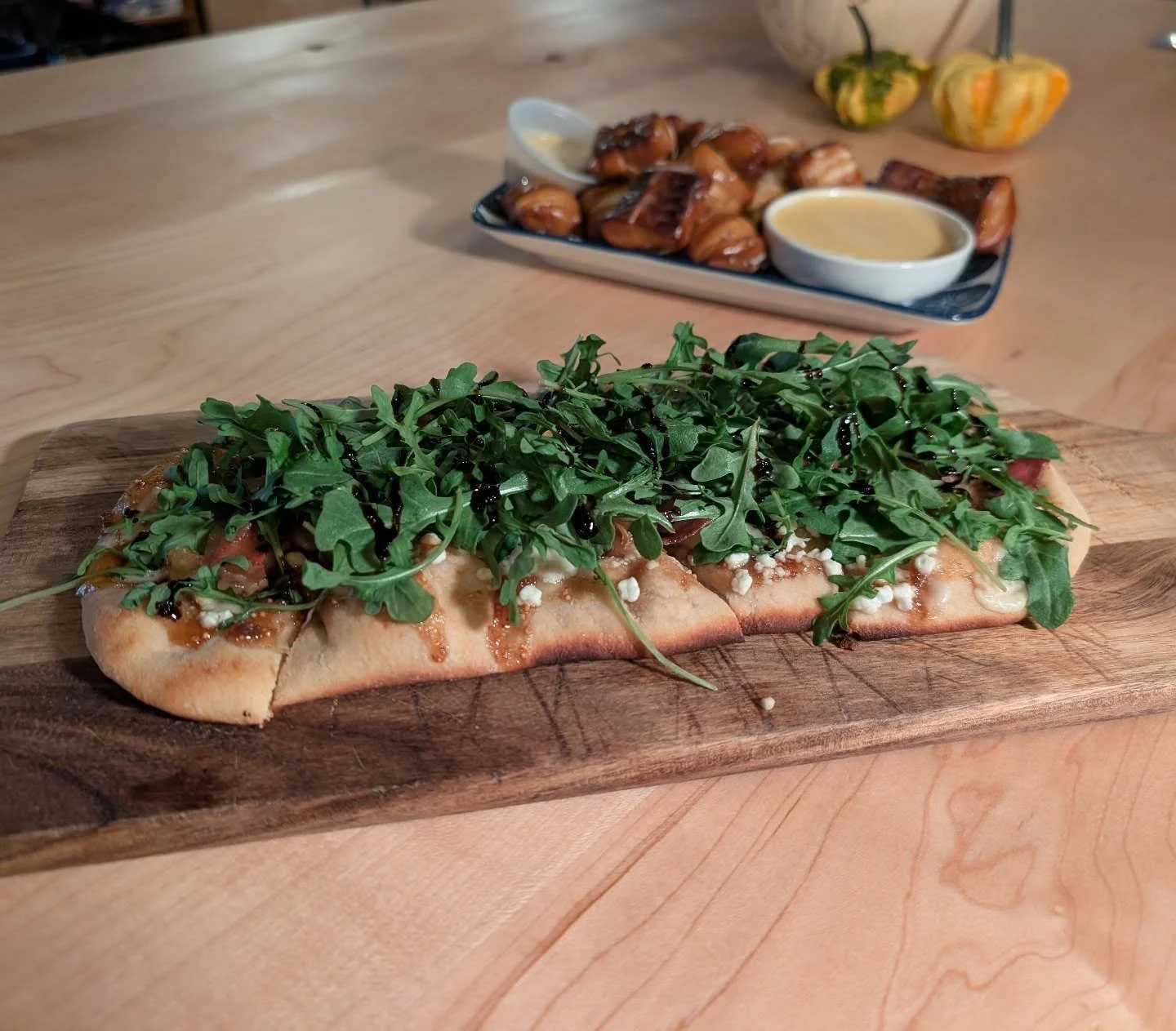 Flatbreads and football sounds like a winning combination! Maybe a cocktail or two. Go Broncos!