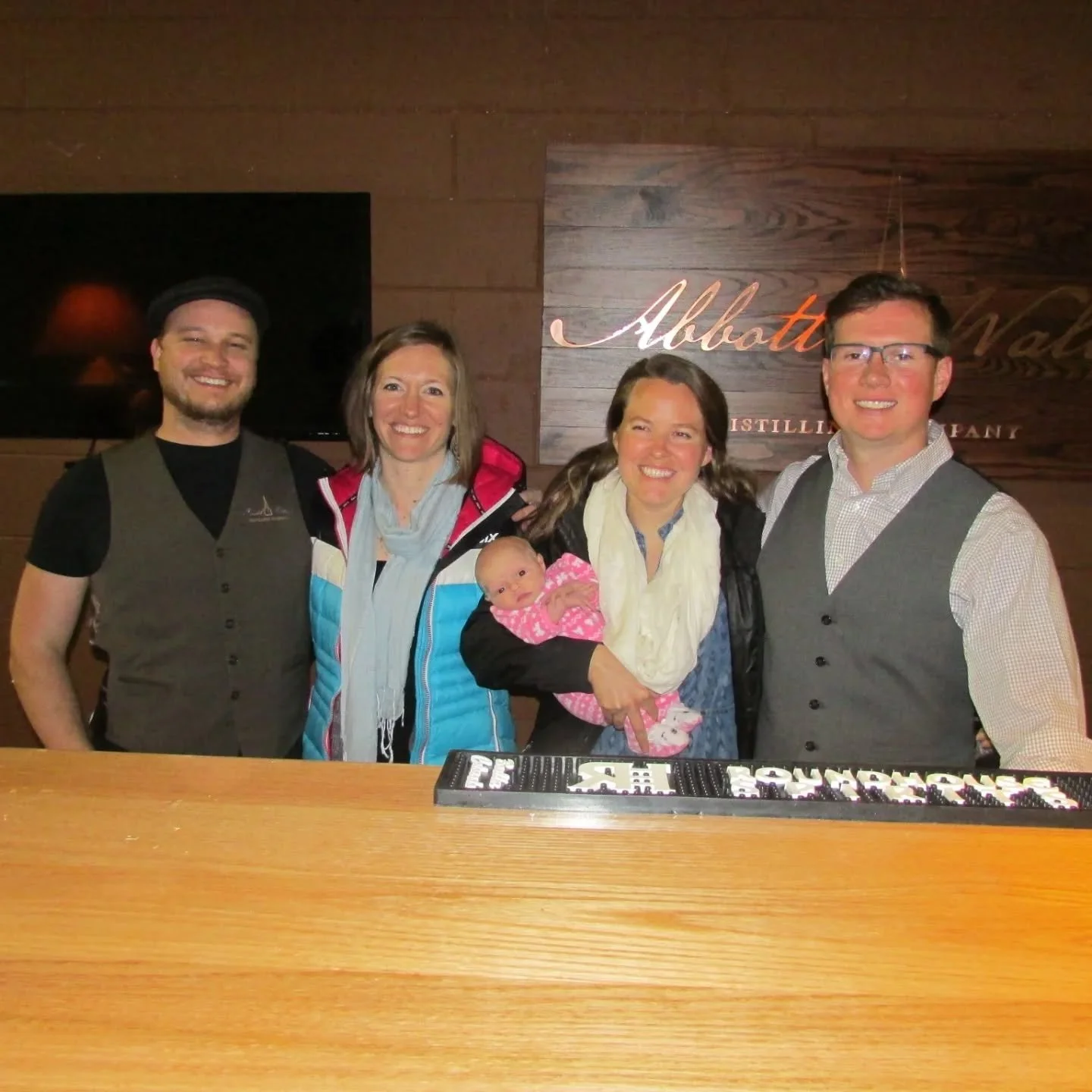 Here's our throwback to 2016. Liza was born. The distillery was just a former newspaper printing cave, and two friends were setting out on a grand adventure.