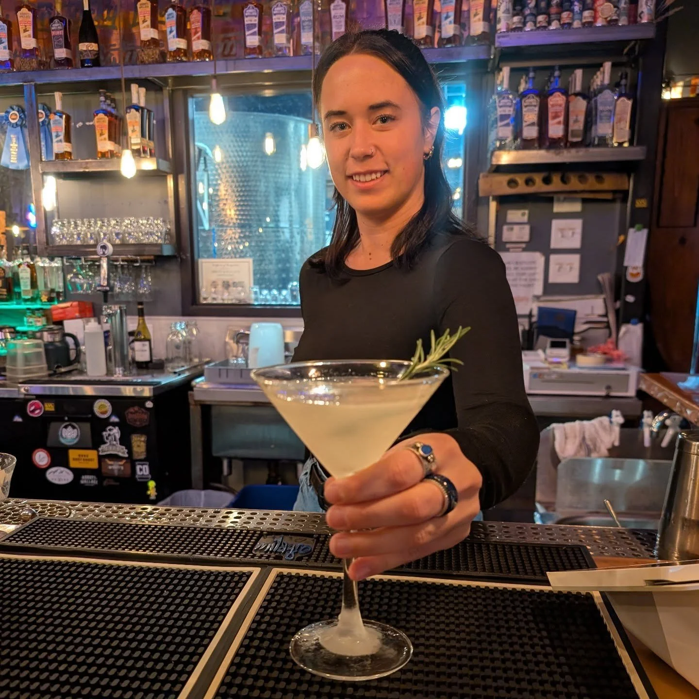 I think we're all praying for a little precipitation out here in Colorado. Well, we're bringing back the Winter Menu for a limited time, so you can "Let It Snow."

Alpine Gin, White Cranberry, Rosemary, and Lemon. Let's go.

Also, intro Tea