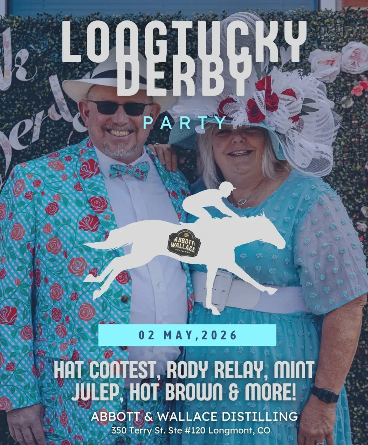 The Derby Party is about a month away! Time to craft your hat and get your suit pressed. We're going racing! Rody racing that it. Live Music from the Dirty Edge this year! Cheers!
