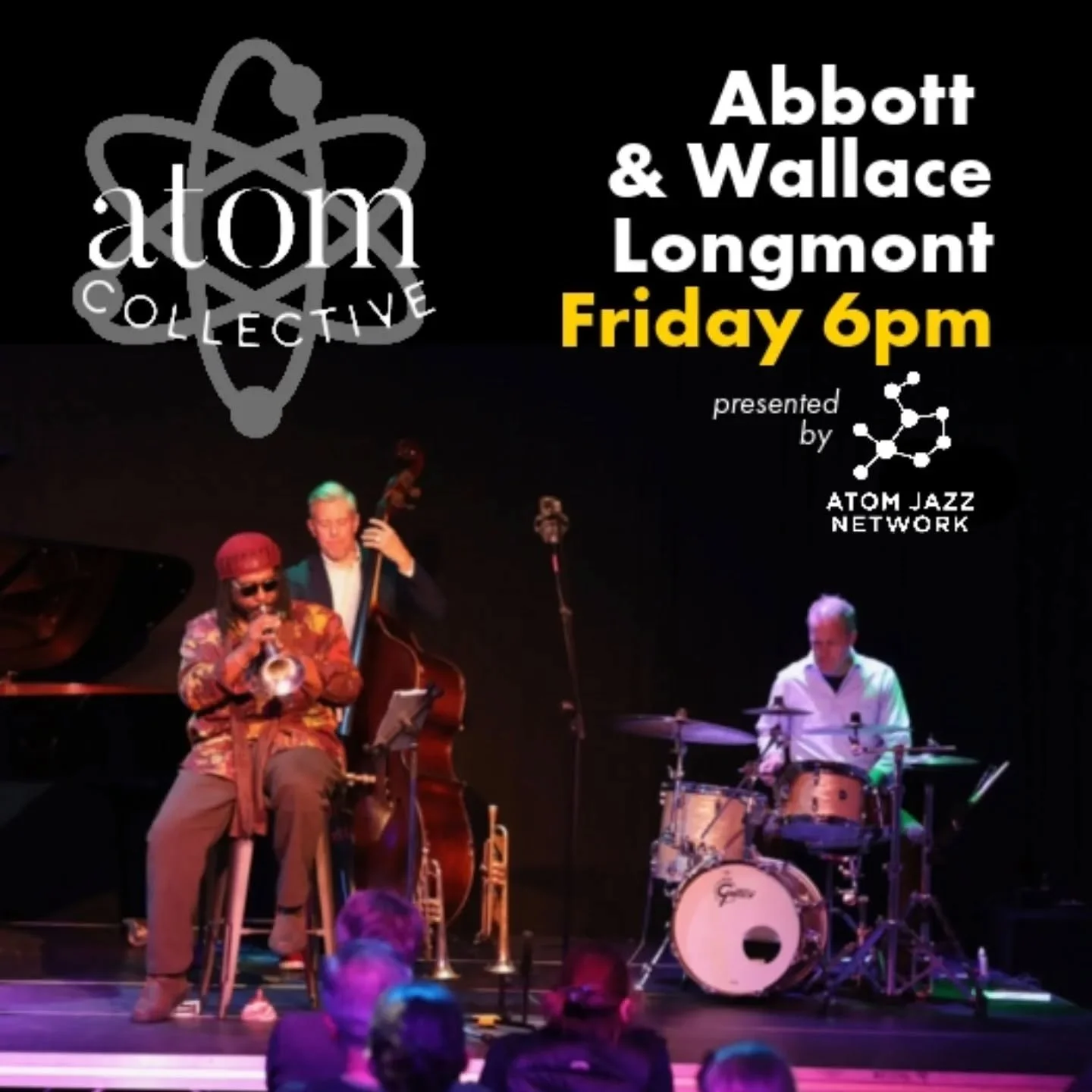 We have a new partnership with the @atomjazznetwork to bring a monthly show of talented jazz musicians and students of music to the distillery. Join us Friday Night at 6pm for the first show of its kind. Mix with a cocktail and you're in for a good t