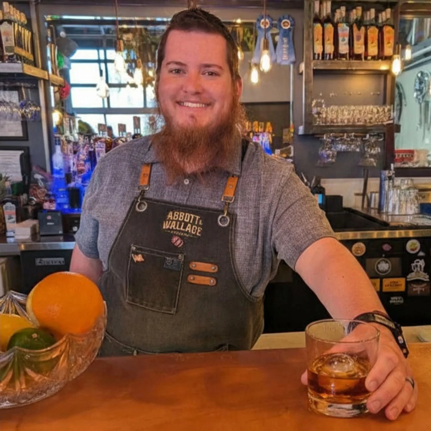 Celebrate World Whiskey Day with Abbott &amp; Wallace, today! Chase is firing up the grill for his whiskey marinated NY Strip Steaks! The steak is served with a Caesar Salad and a Baked Potato all for $35. 

Pair your steak with a few new Single Barr