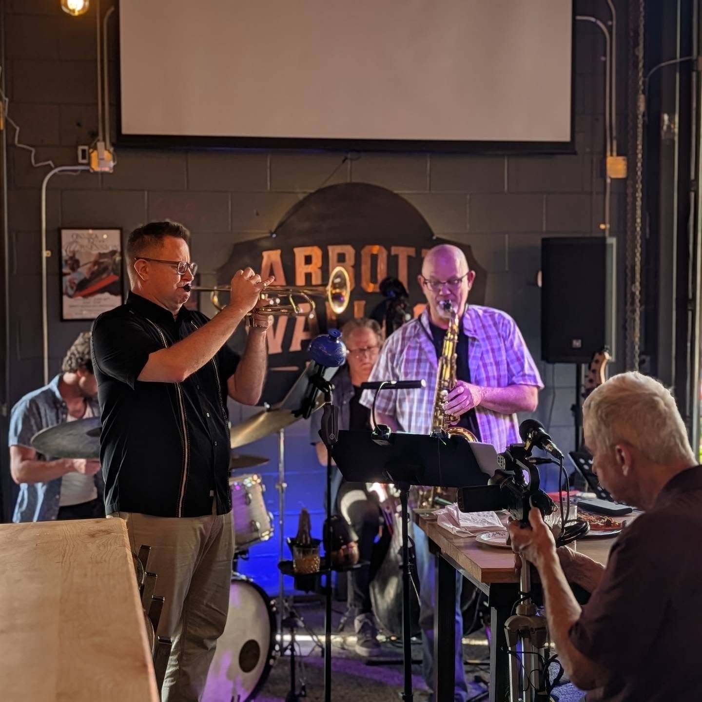 James and Doug and their JD Jazz Sauce are celebrating 100 years of Miles Davis and John Coltrane with an exploration of their music tonight at 6:30pm. You know this dynamic duo will bring those legendary musicians to life on a Friday night at Abbott