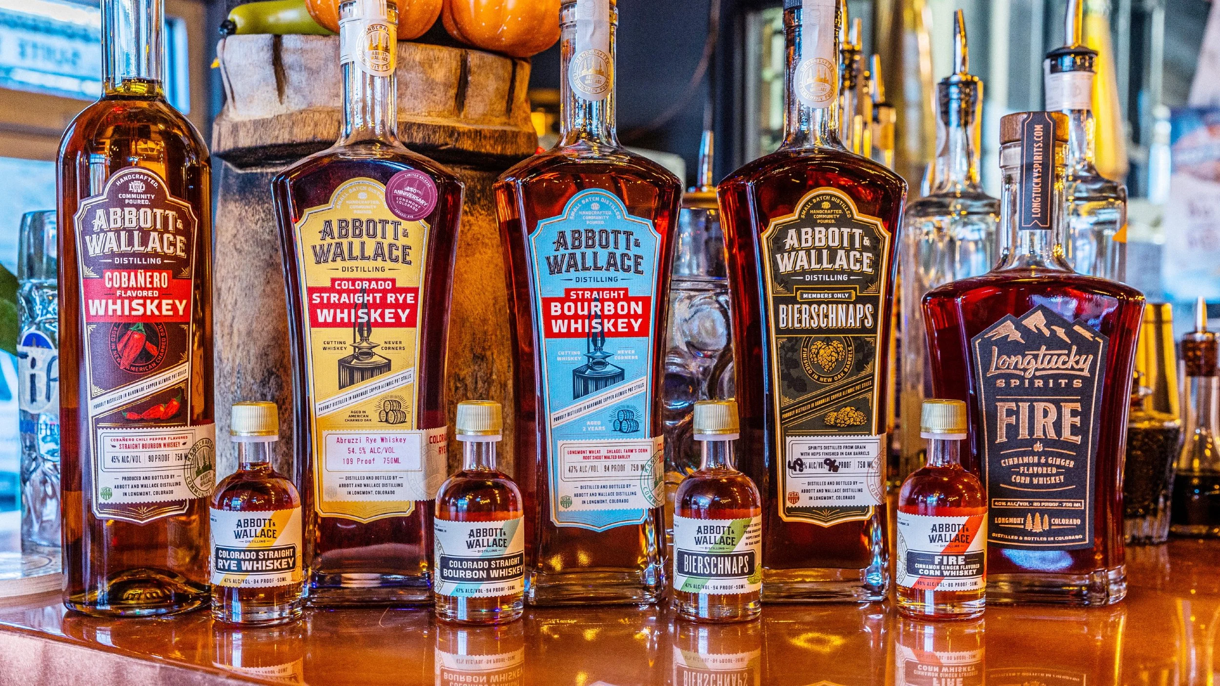 Abbott & Wallace Bottle Lineup
