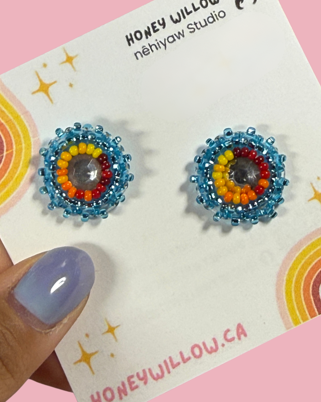 Shiny Blue Studs Close.png
