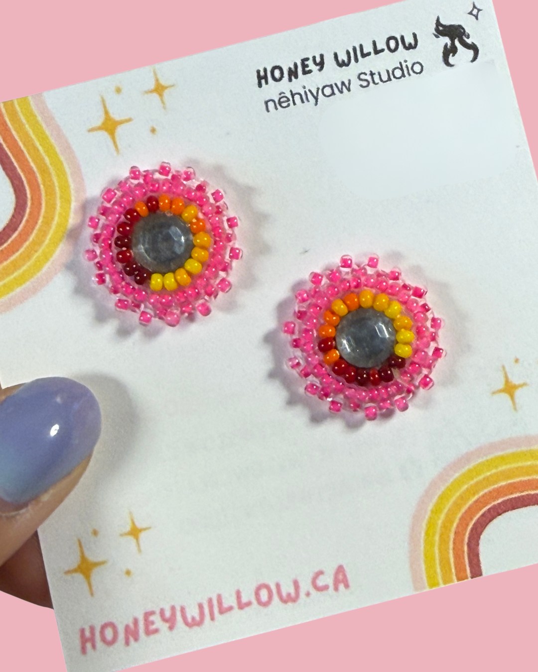 Hot Pink Studs Close.png