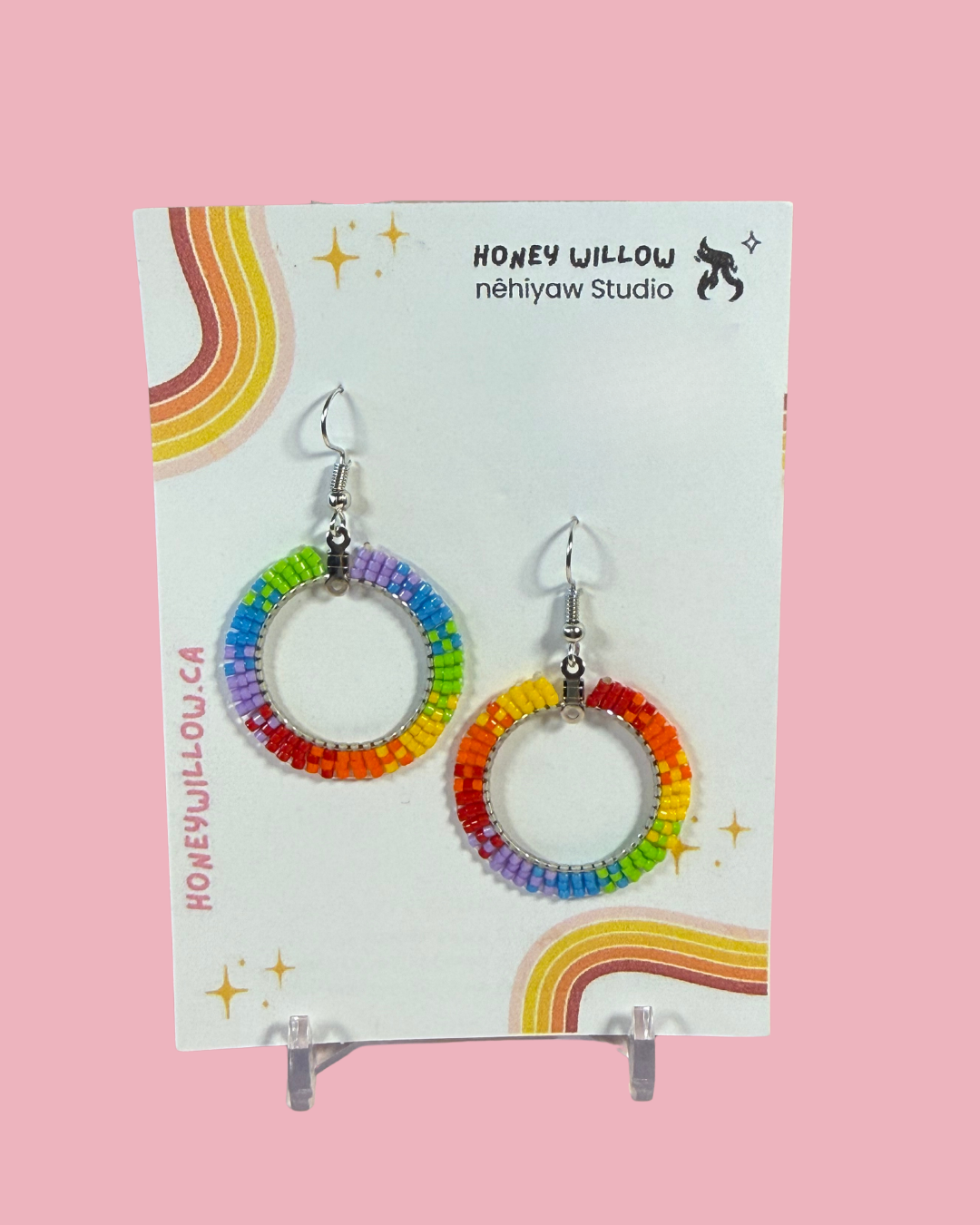 Rainbow - Hoop Earrings