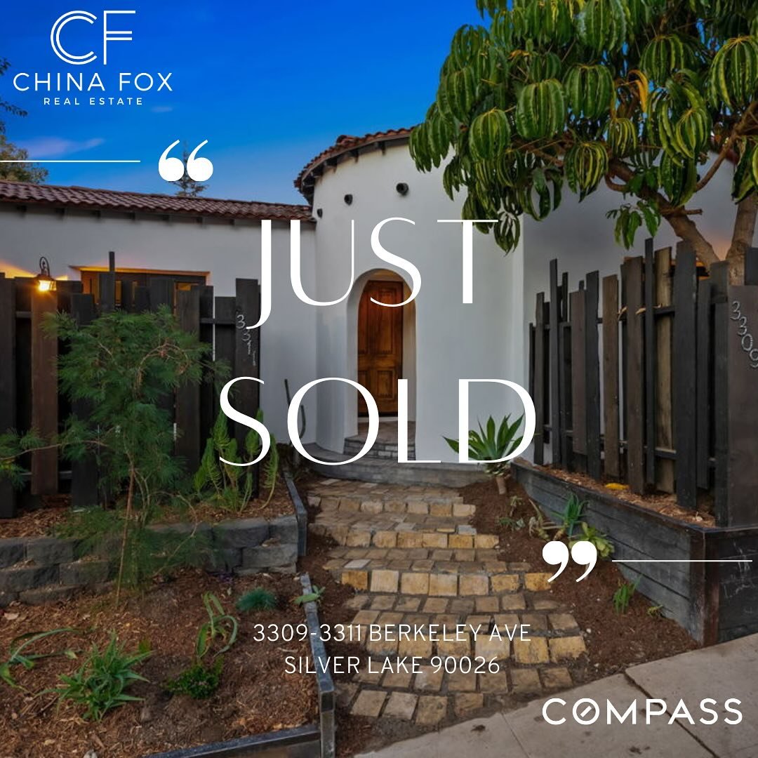 ✨ JUST SOLD ✨ 
My client just scored the coolest Spanish duplex in Silverlake &hellip;

So excited for my client and good friend - we closed just in time for her birthday 🎁 🏡. We had lost out on a few other places in crazy bid wars in Silverlake, w