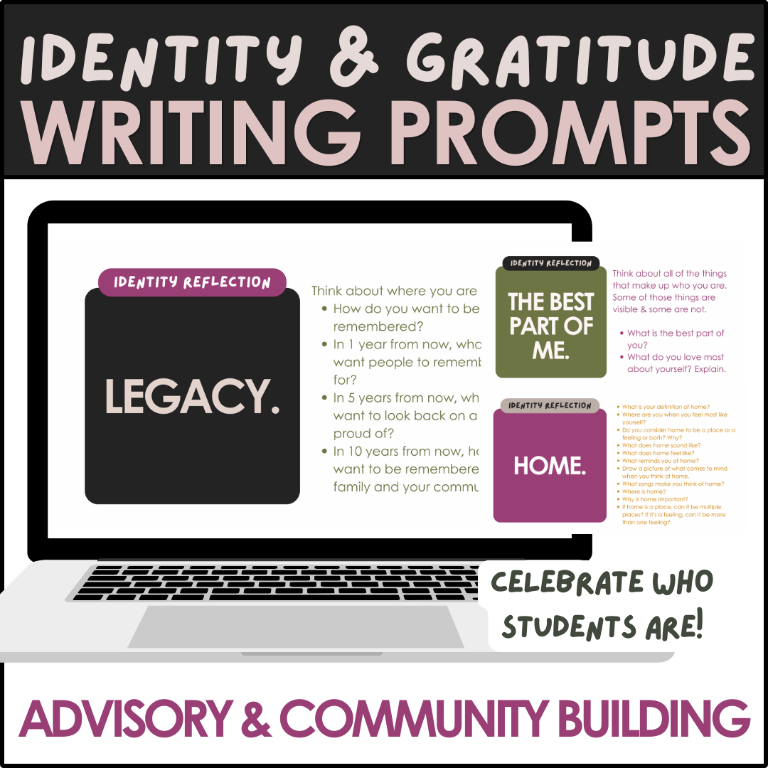 Writing Prompts | Identity & Gratitude