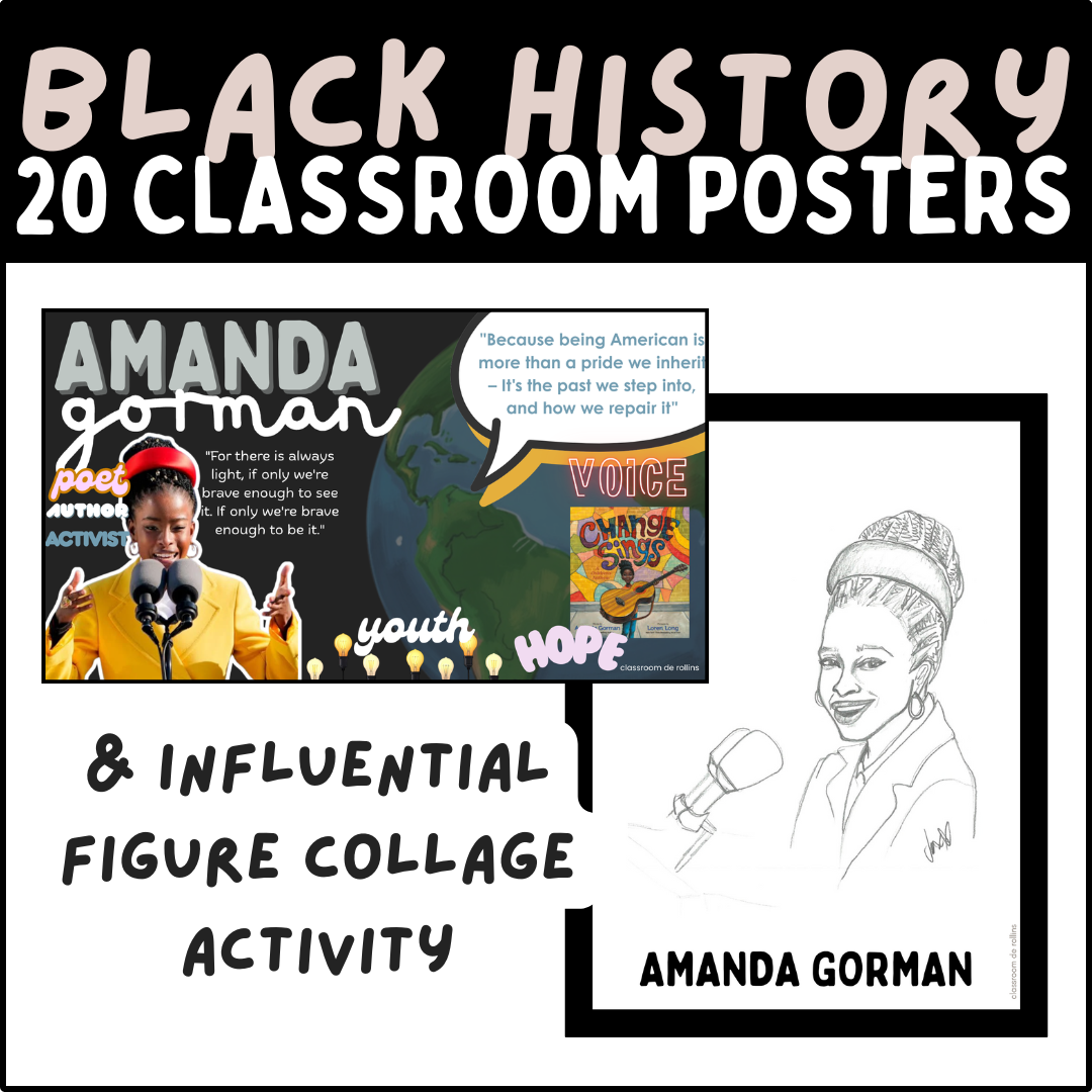 Black History Month Posters | Classroom Bulletin Board