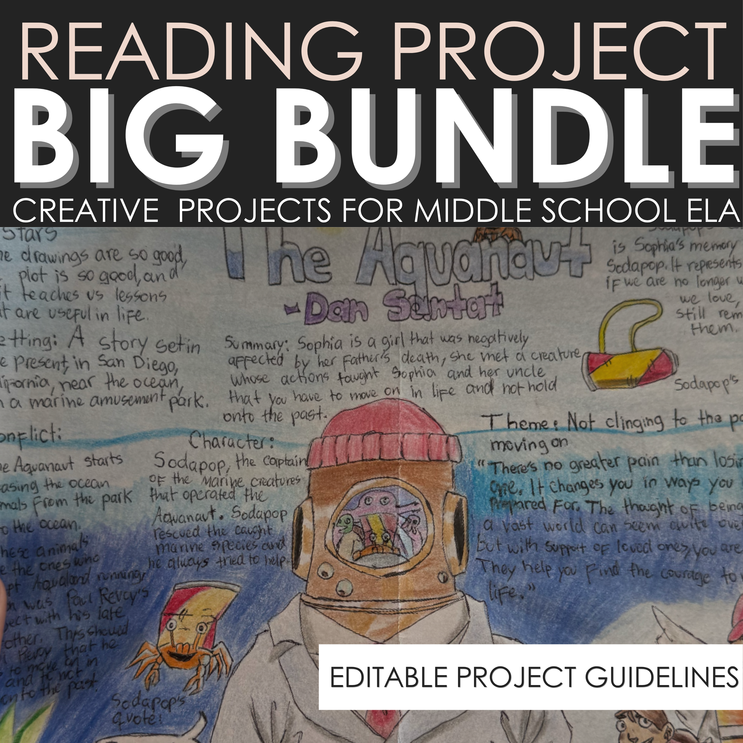 Reading Project Bundle | Book Projects | Middle & High School