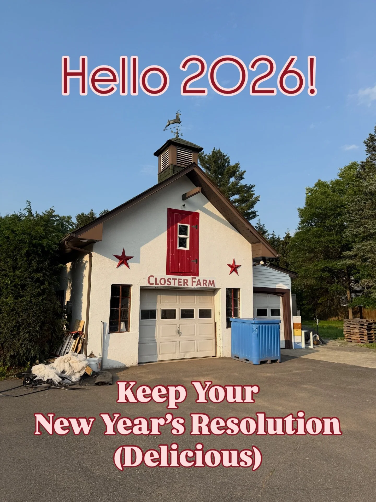 Well well well, look who showed up. 2026, we salute you. Some of you (us) may have made some New Year&rsquo;s resolutions that have something to do with eating healthier. Maybe more local? Farm to table? Ring any bells?

If some bells are indeed ring