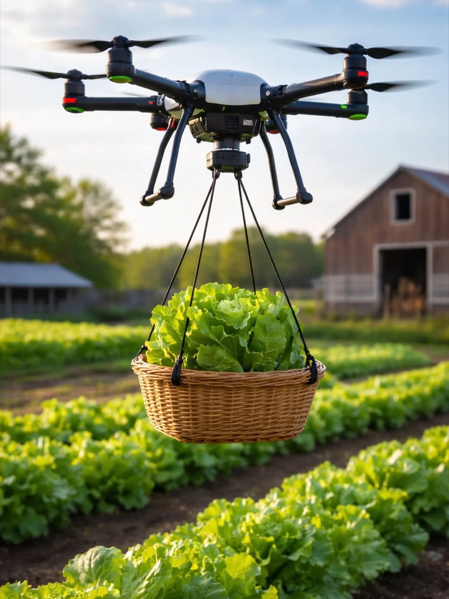 BIG NEWS! We are trialing same-day lettuce delivery by drone! Our lettuce now arrives fresher than ever - harvested and airborne within minutes! Stay tuned for more updates. 

Ps. Don&rsquo;t let anyone tell you the above photo is definitely absolute