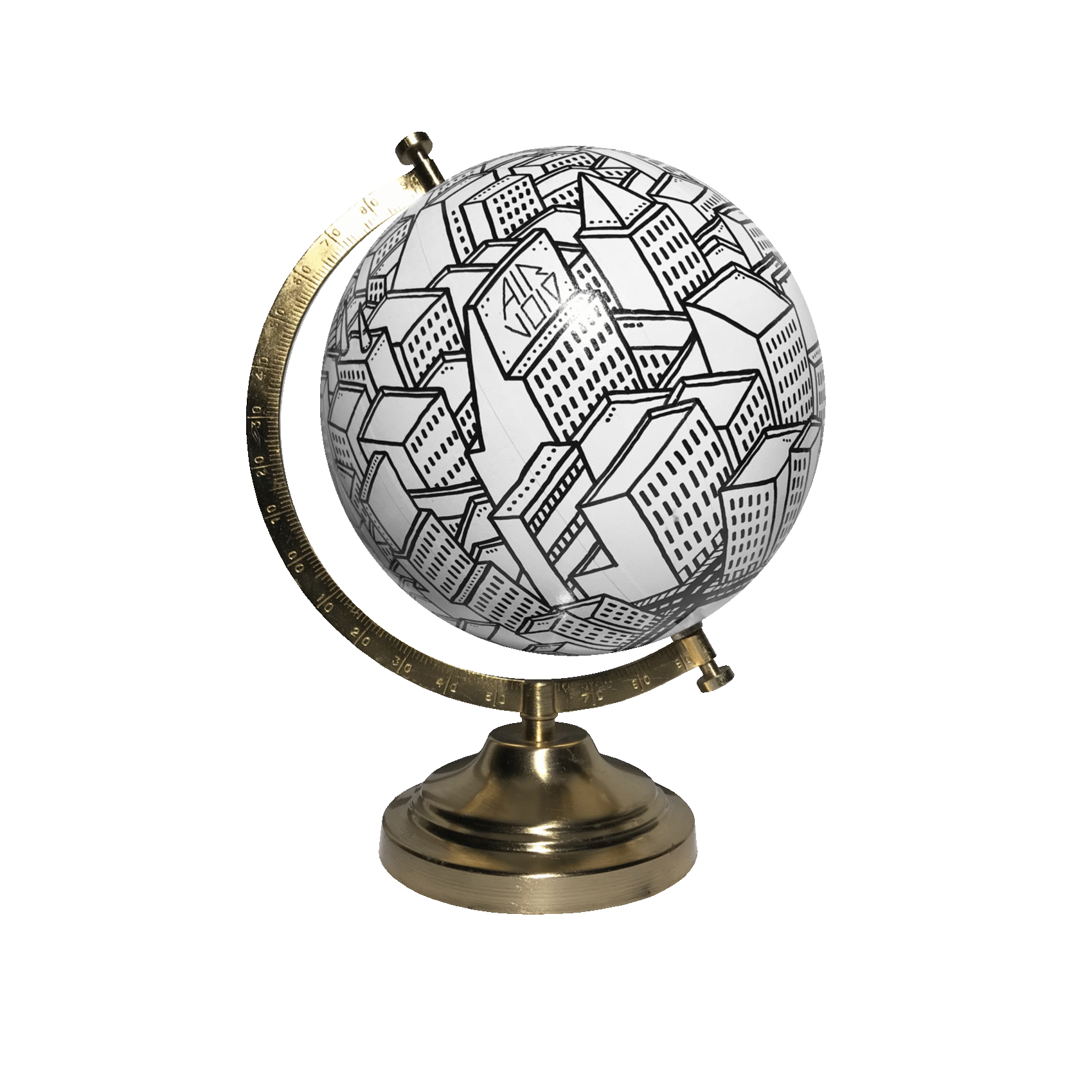 White Medium Globe.gif