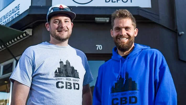 Brandon left and Jake right, brothers from another mother.