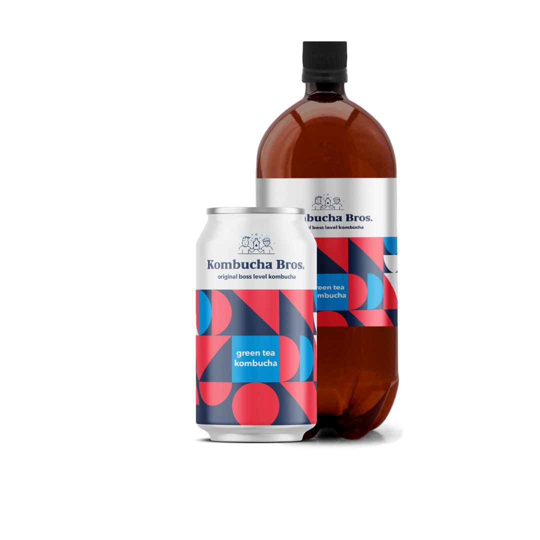 Kombucha Bros Green Tea Kombucha 