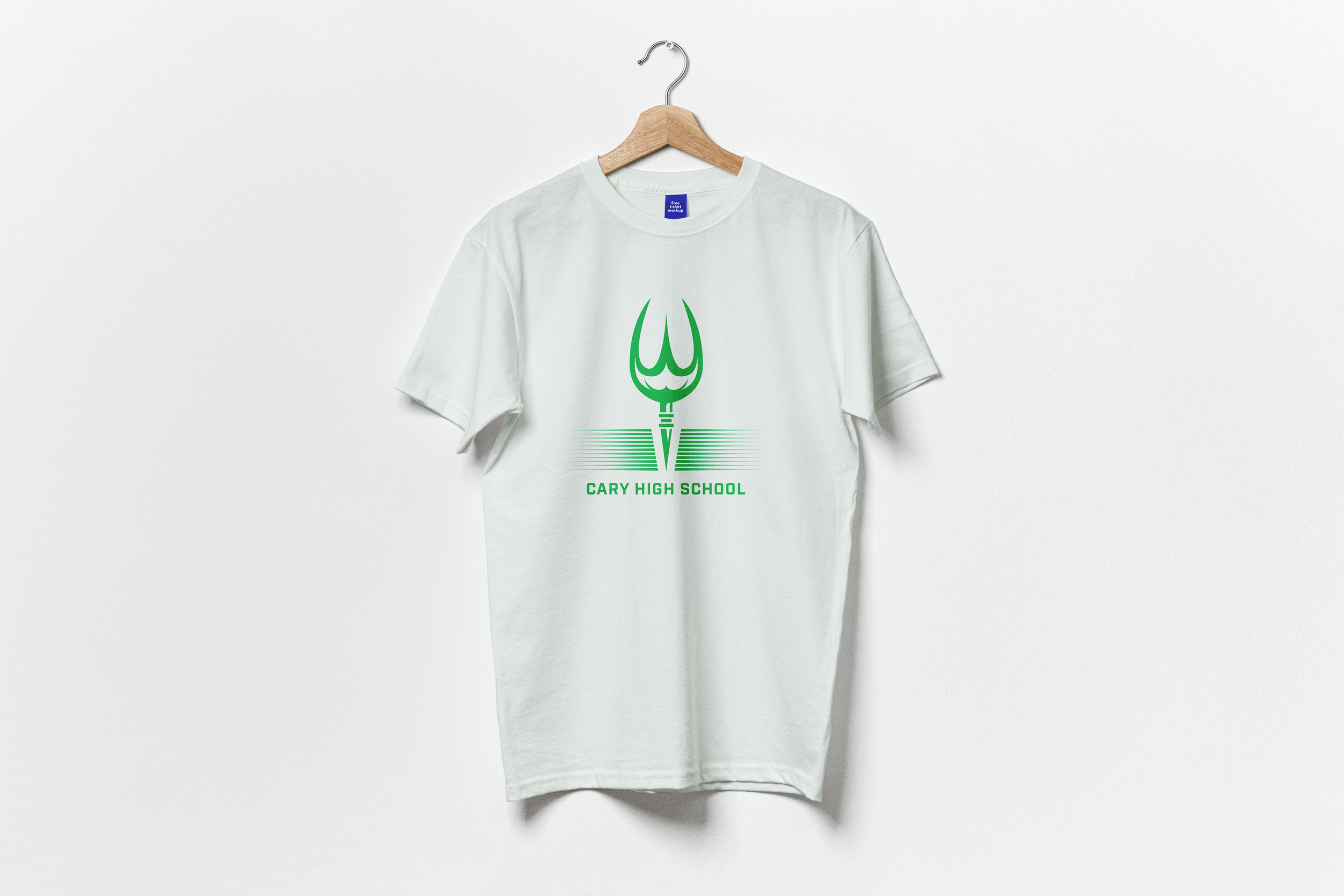 T-shirt design created for Cary High School as part of their full brand refresh.