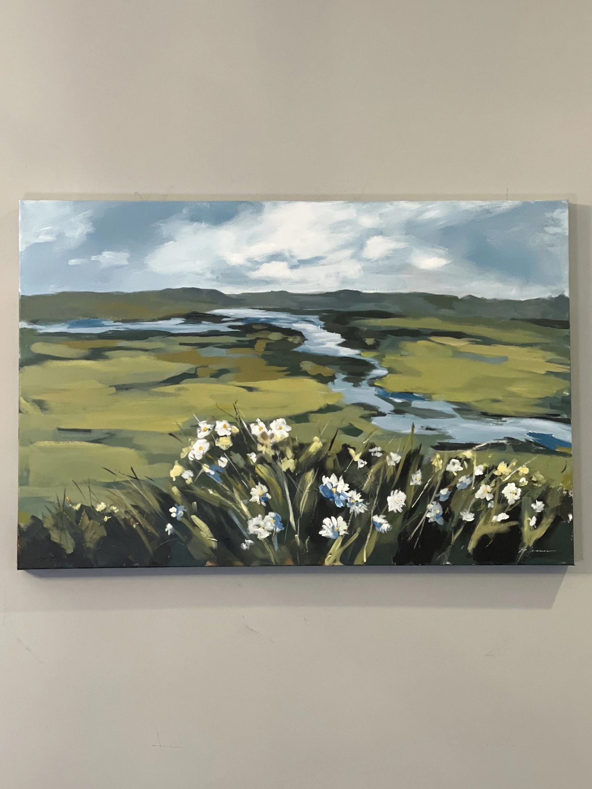 River Runs Threw It//2'x3'//SOLD