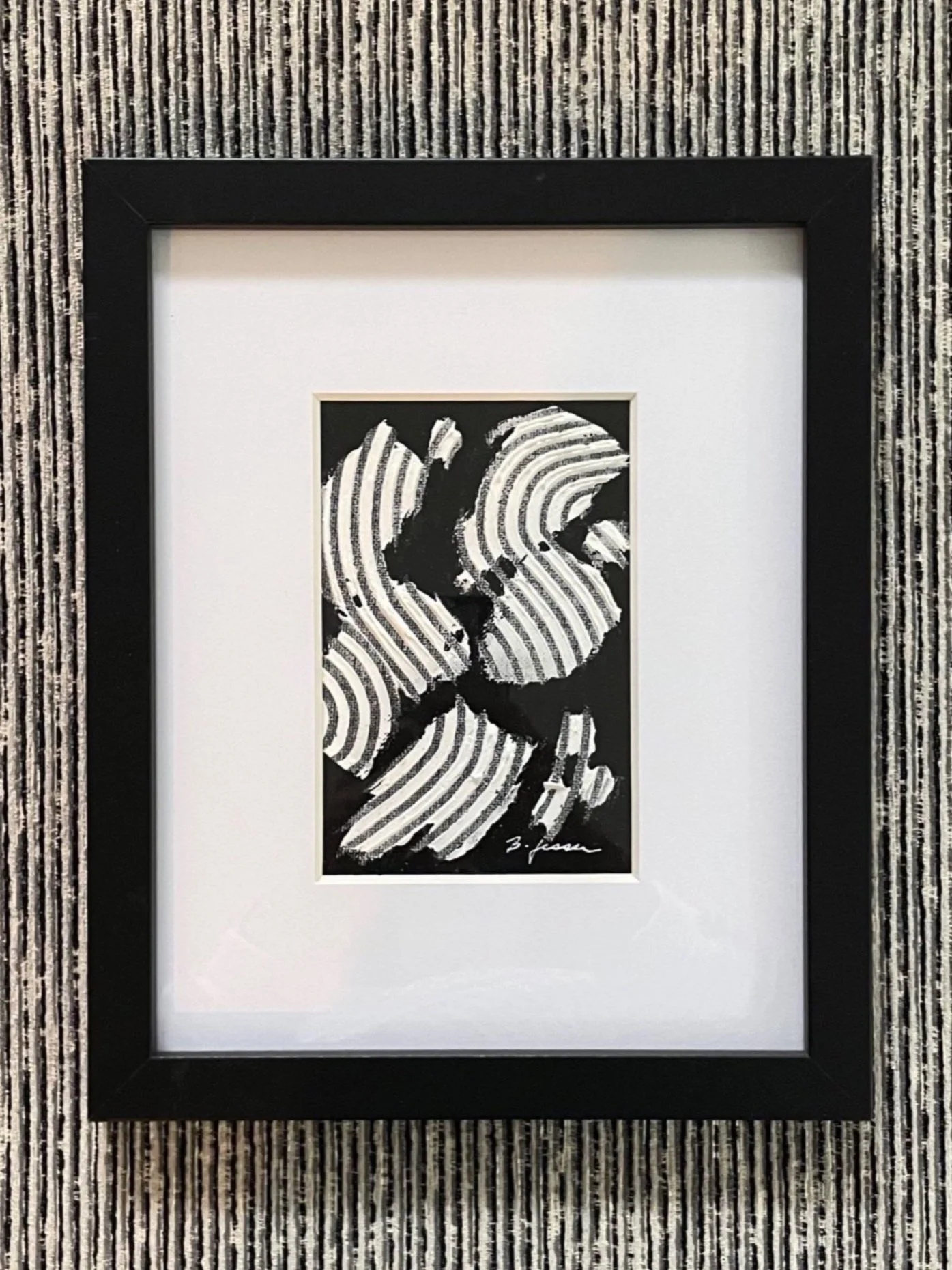 Clusters//8"x10"glass frame//$115