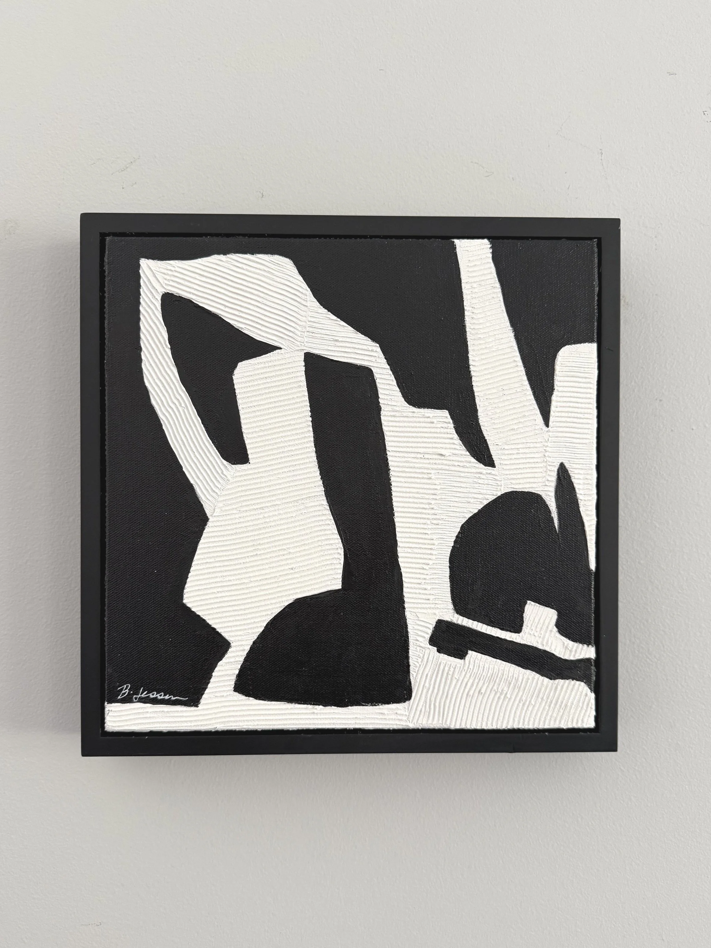 Monday//12"x12" framed//$185