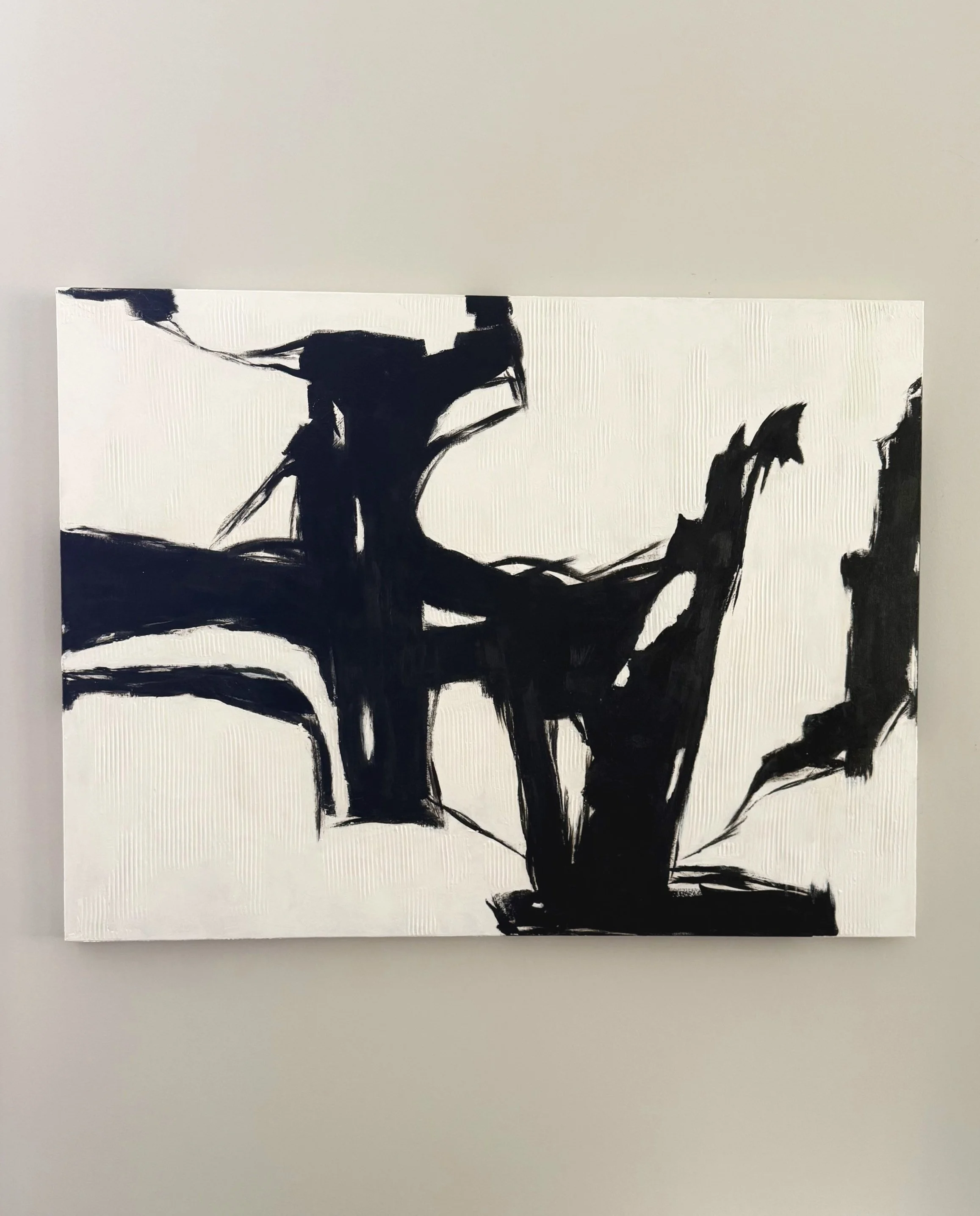 Hard Core//36"x48"//Textured Background//$550
