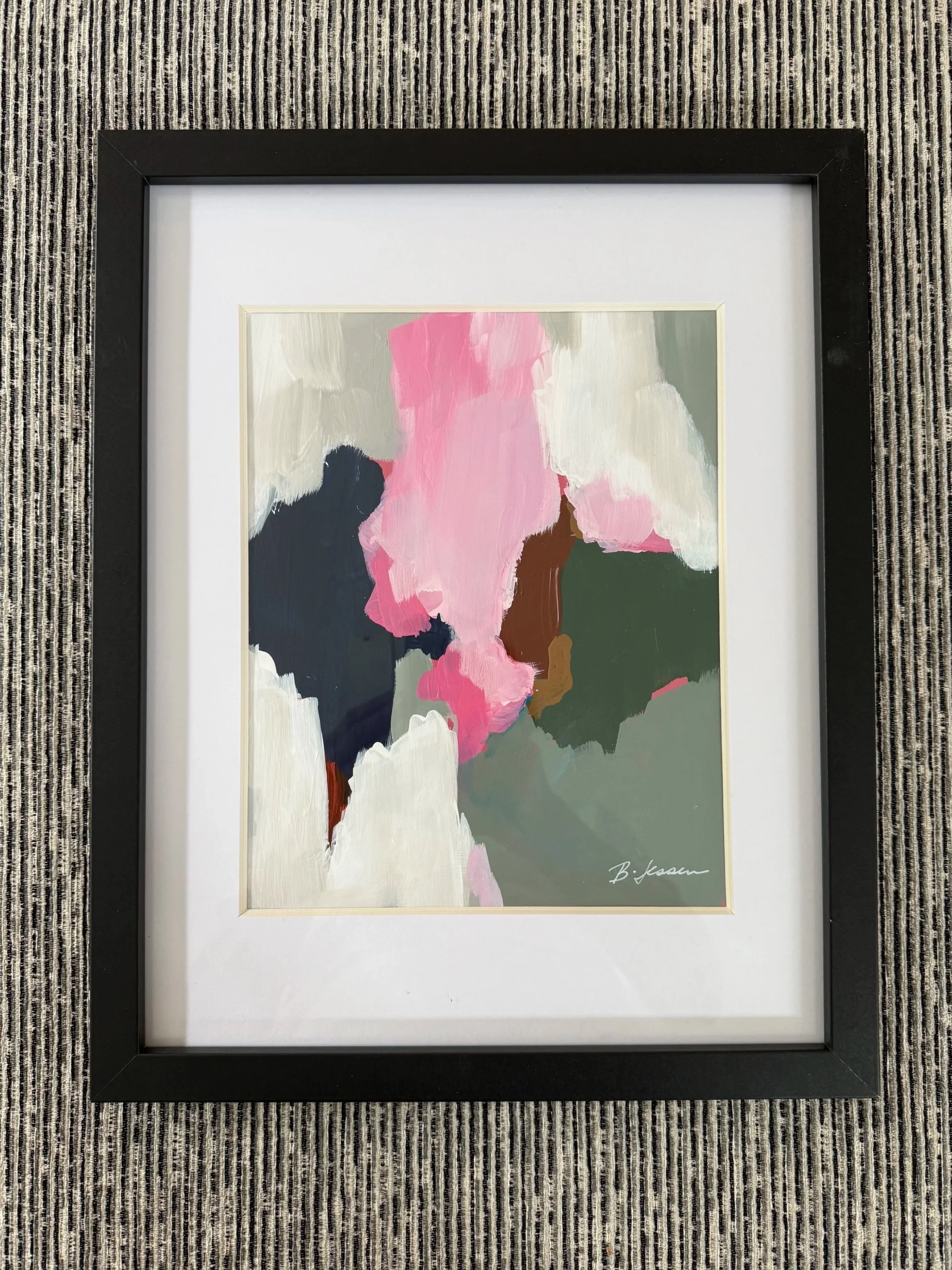 In Spite Of Pink//12"x15" glass frame//$150