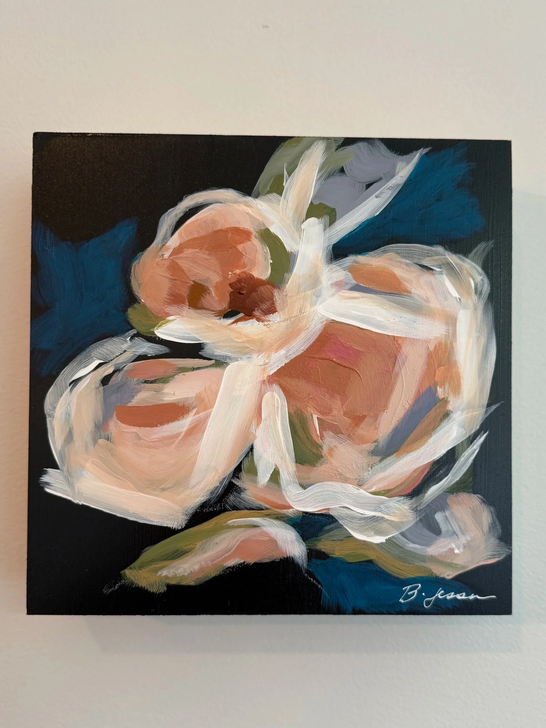 Break My Heart #2//6"x6"//2" wood block//$100