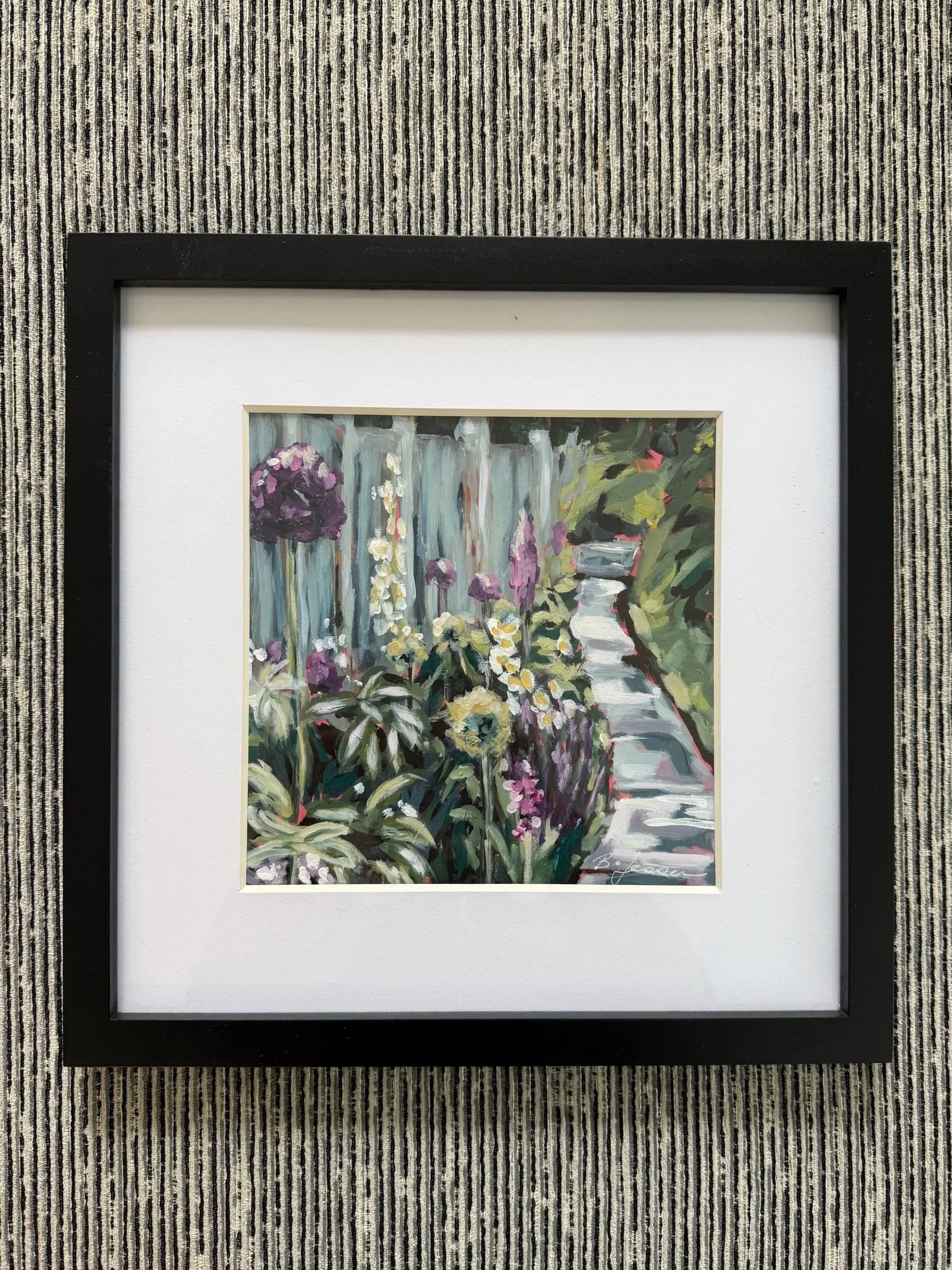 How Does Your Garden Grow//13"x13"//$135//SOLD