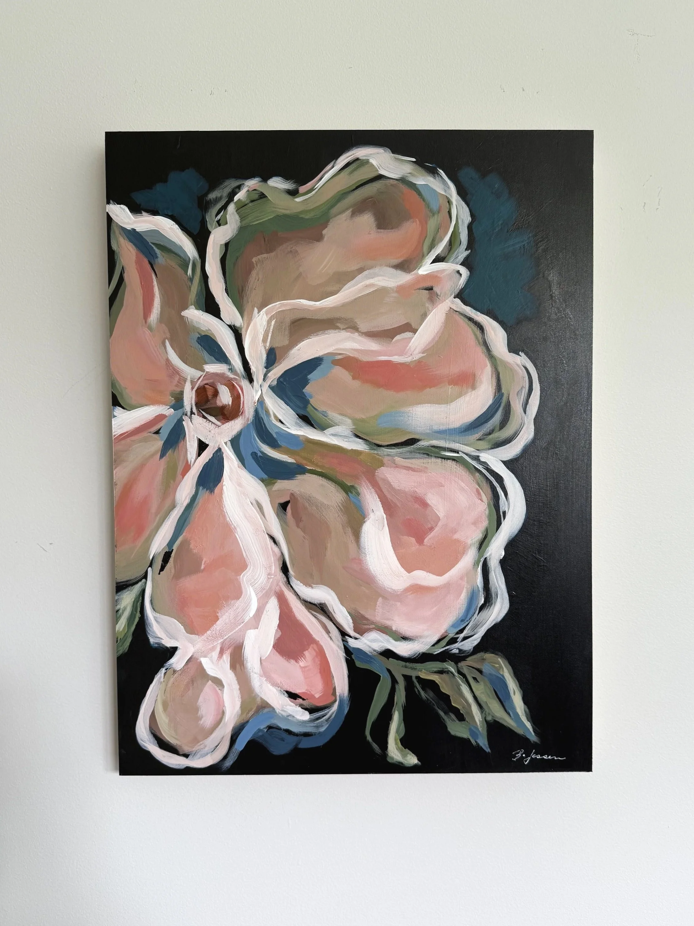 Fooling Around//18"x24"//1.5" Wood Block//$360