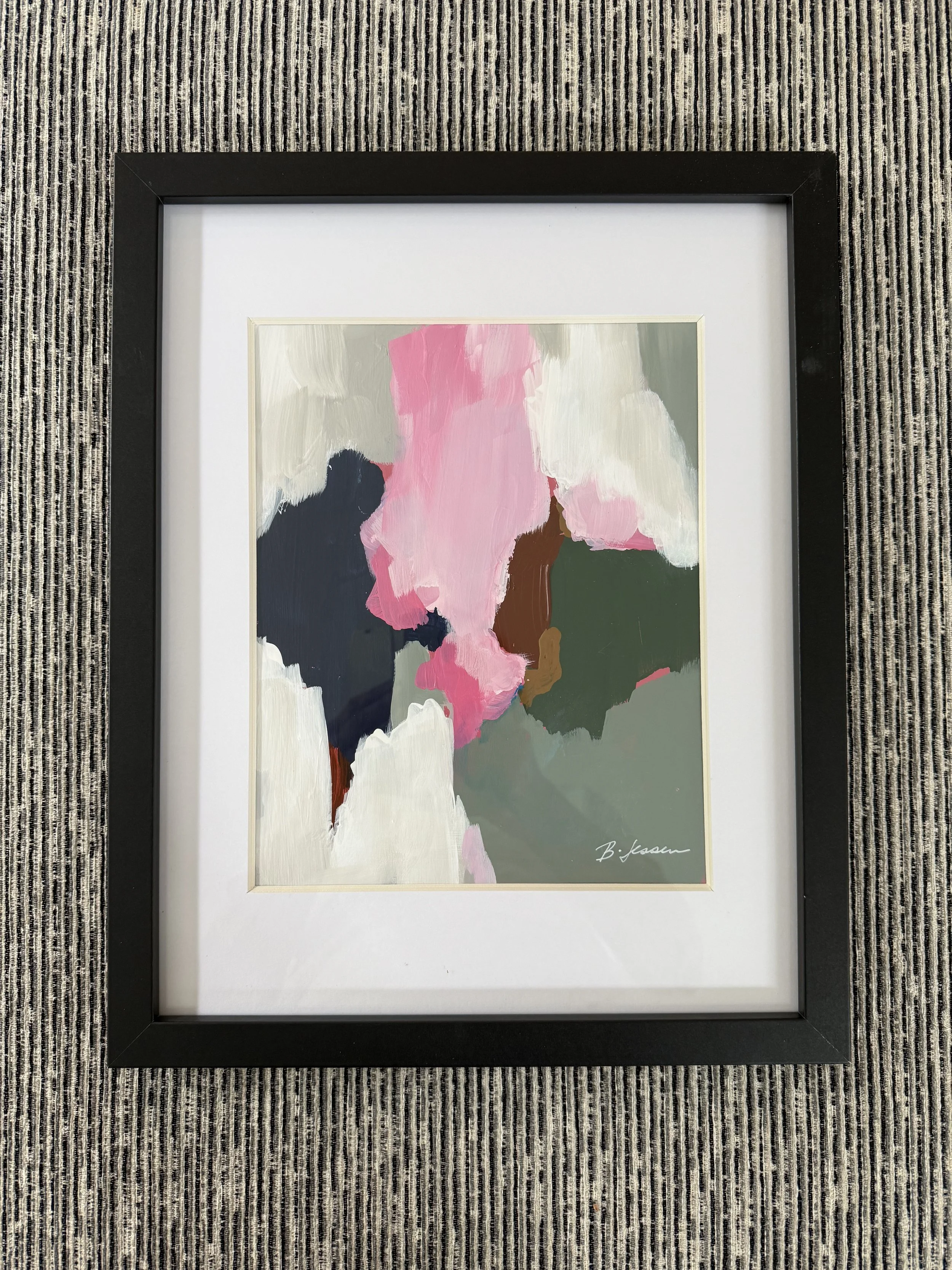 In Spite Of Pink//11"x15" glass frame//$150