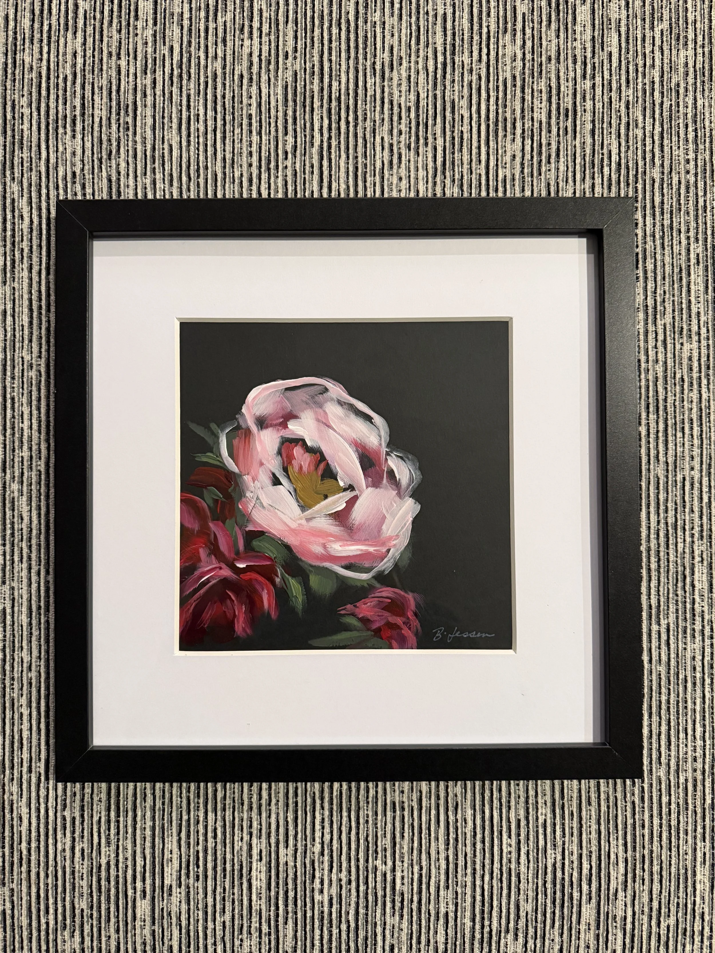 Afternoon//13"x13" glass frame//$100