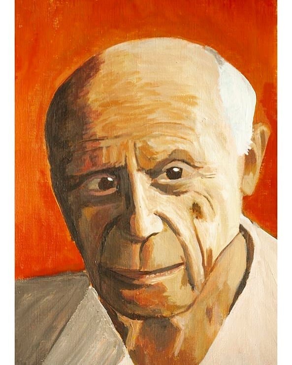 Pablo Picasso, 12 x 9, Acrylic on Canvas. 

Check out this original and prints at the Stone Arch Bridge festival this weekend. 

Booth 184 

 #portrait #portraitart #portraiture #originalart #originalpainting #originalartist #josh_miller_art_studios 