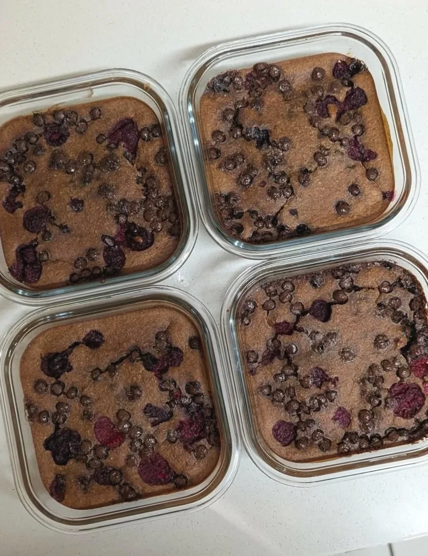 baked chocolate oats