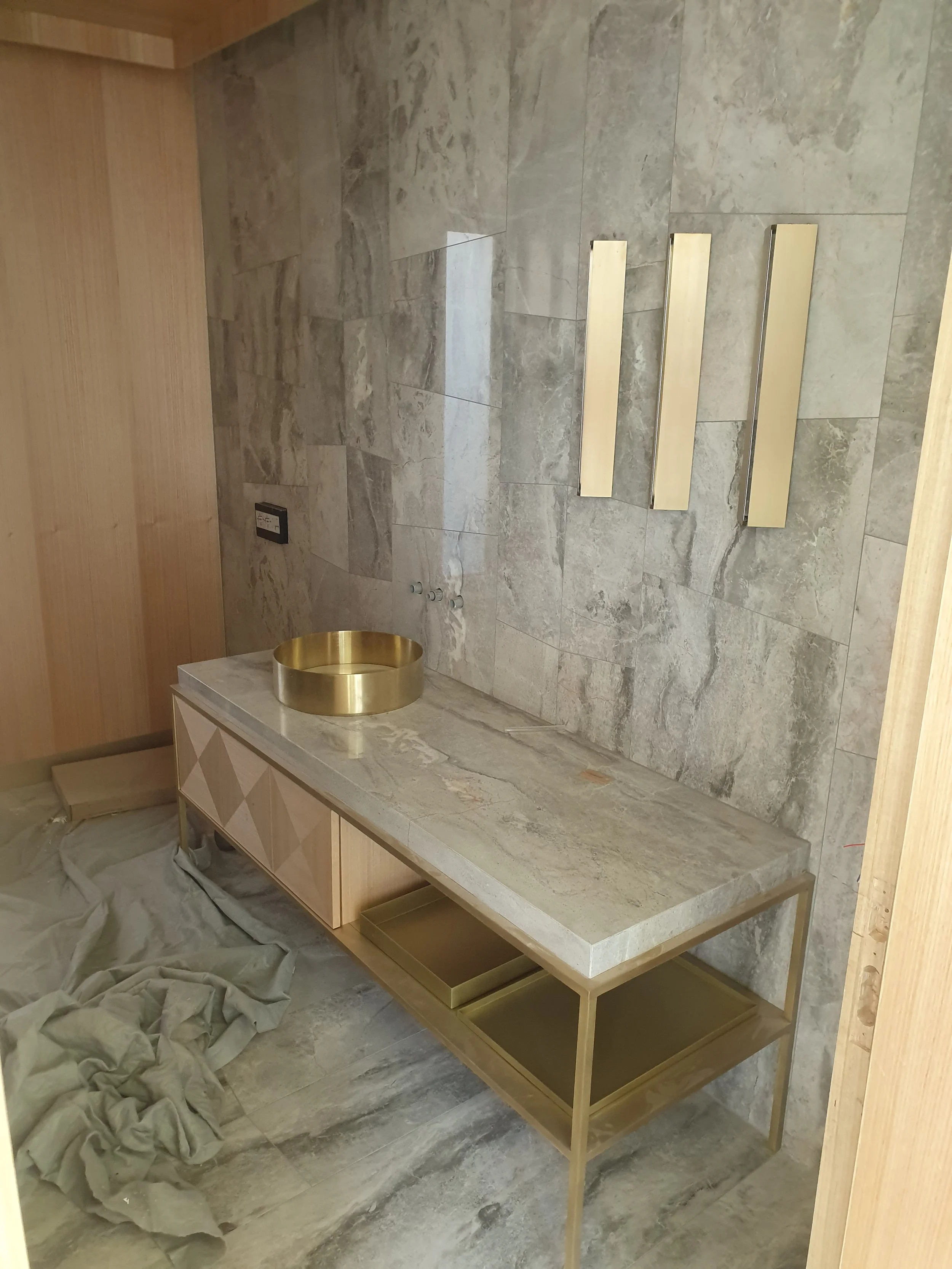 Brass furniture